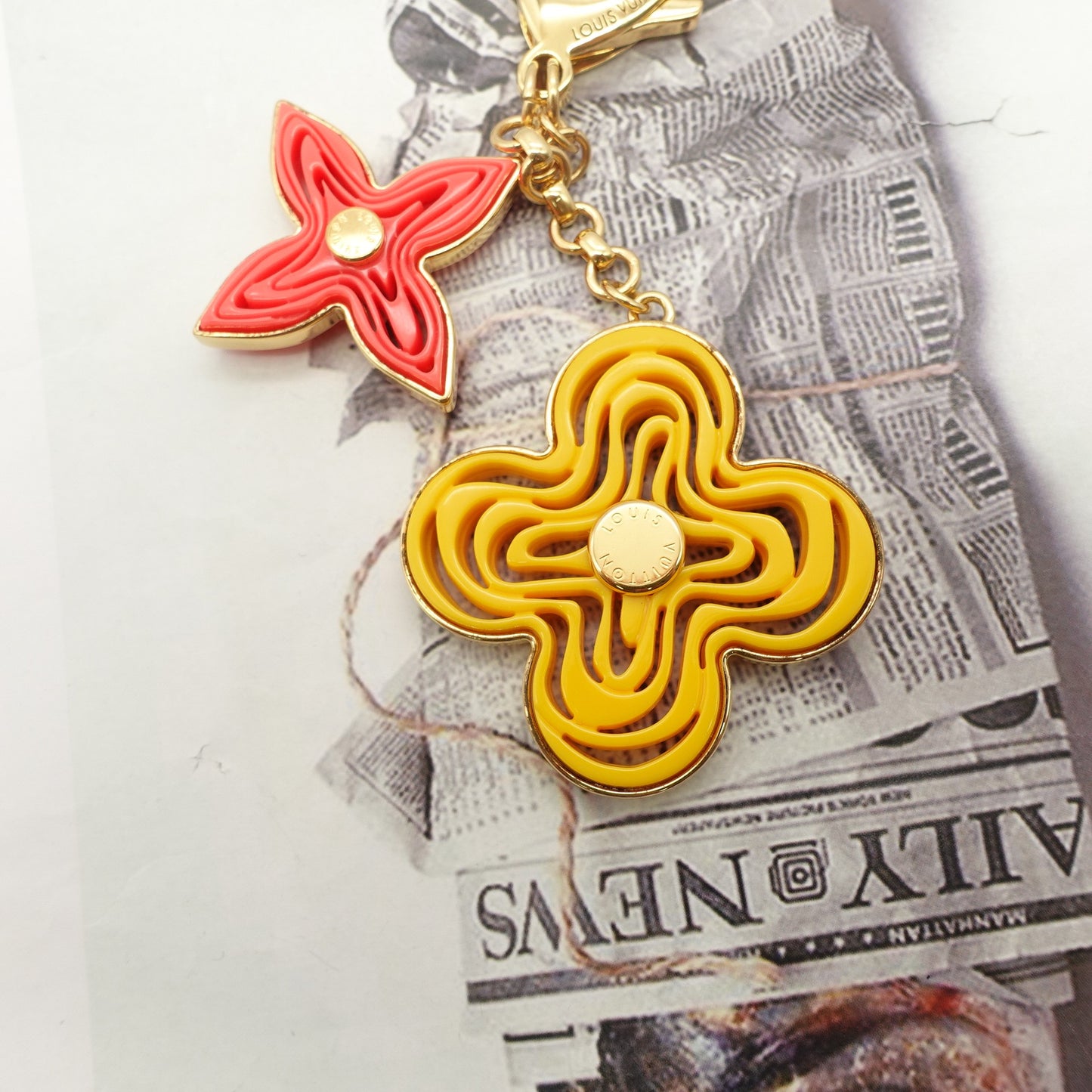 Pre-owned Louis Vuitton Multicolor Metal Bag Charm