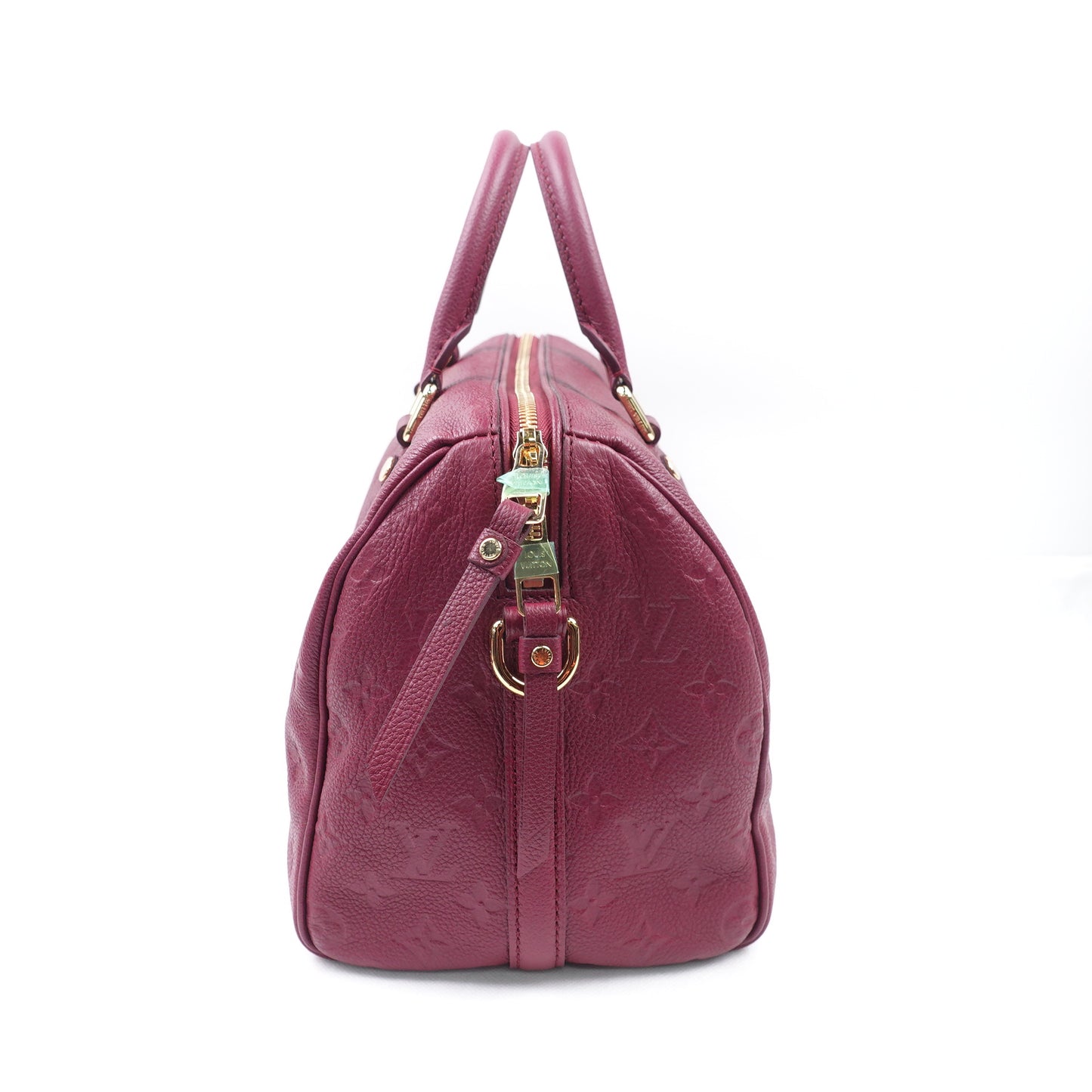 Pre-owned Louis Vuitton Speedy 30 Fushia Calfskin Tote Bag