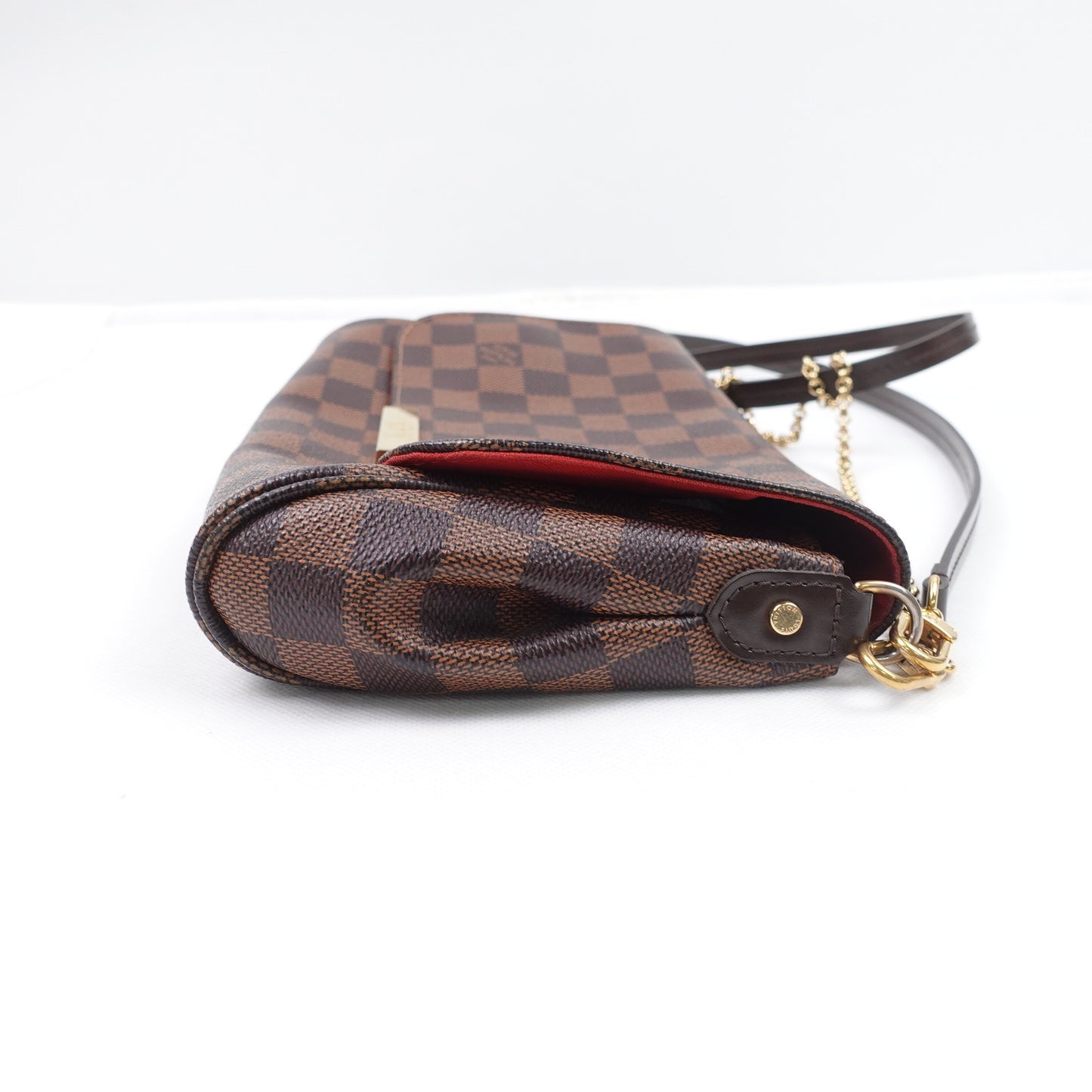 Pre-owned Louis Vuitton Favorite MM Coated Canvas Shoulder Bag