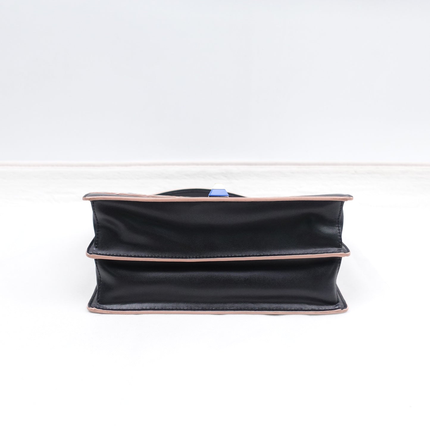 Pre-Owned Fendi KAN I Multicolored Calfskin Shoulder Bag