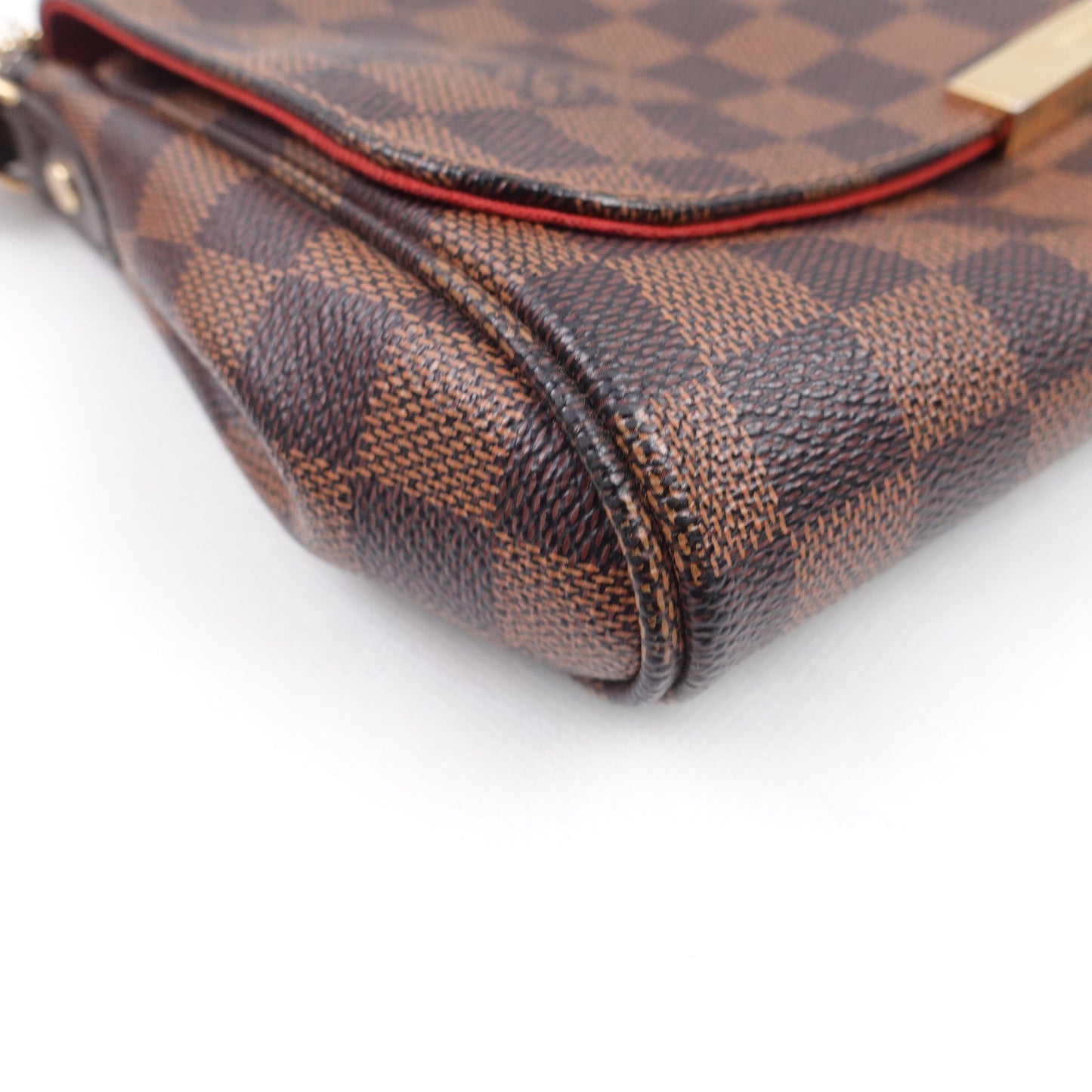 Pre-owned Louis Vuitton Favorite MM Coated Canvas Shoulder Bag