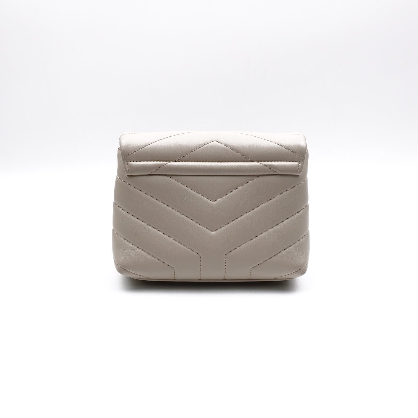 Pre-owned Saint Laurent Loulou Beige Calfskin Shoulder Bag