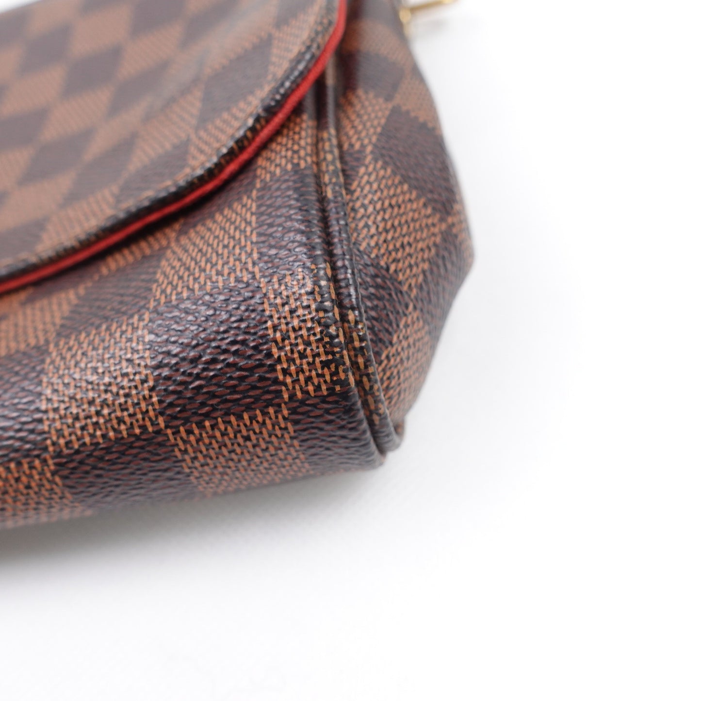 Pre-owned Louis Vuitton Favorite MM Coated Canvas Shoulder Bag