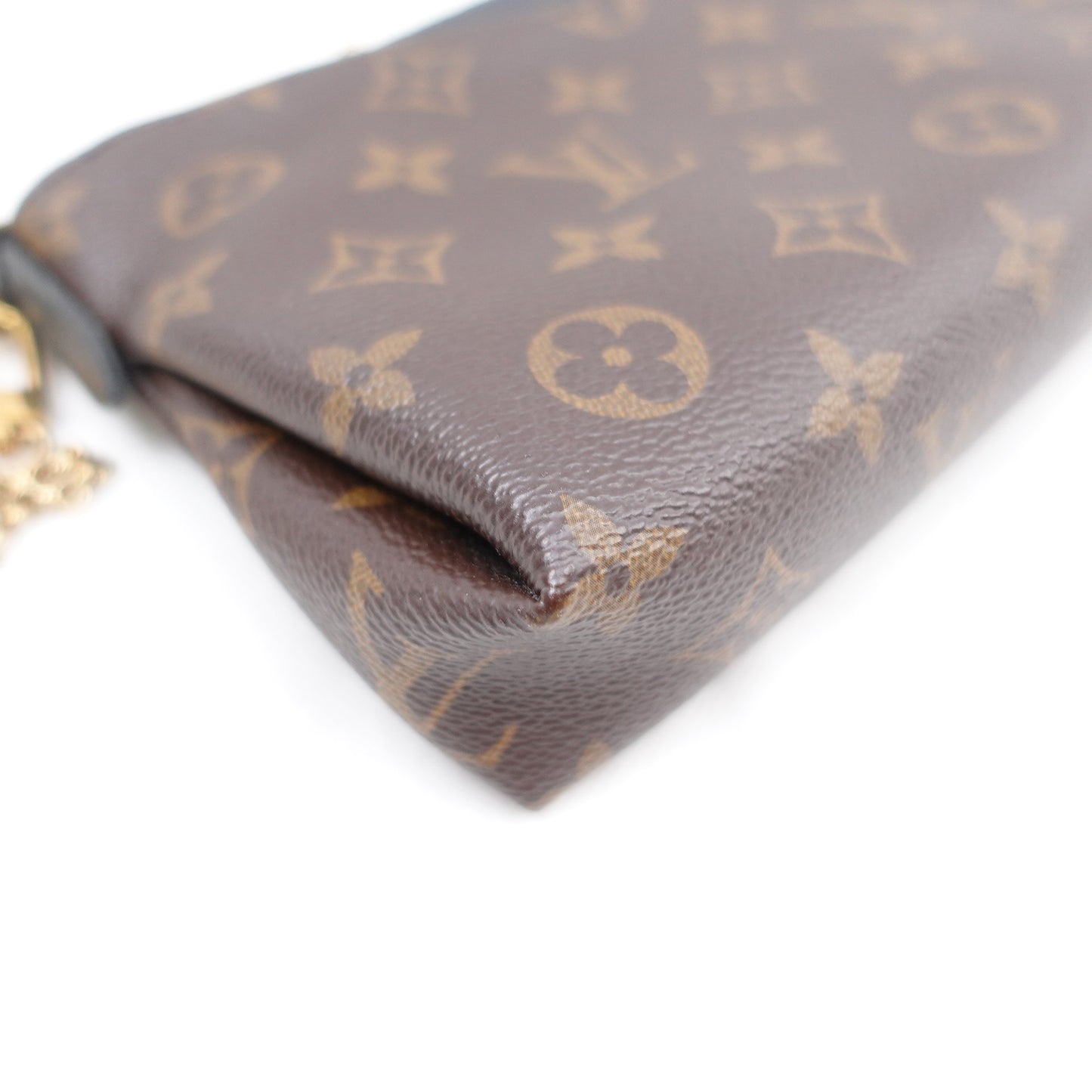 Pre-Owned Louis Vuitton Pallas Clutch Monogram Coated Canvas Shoulder Bag T10299445