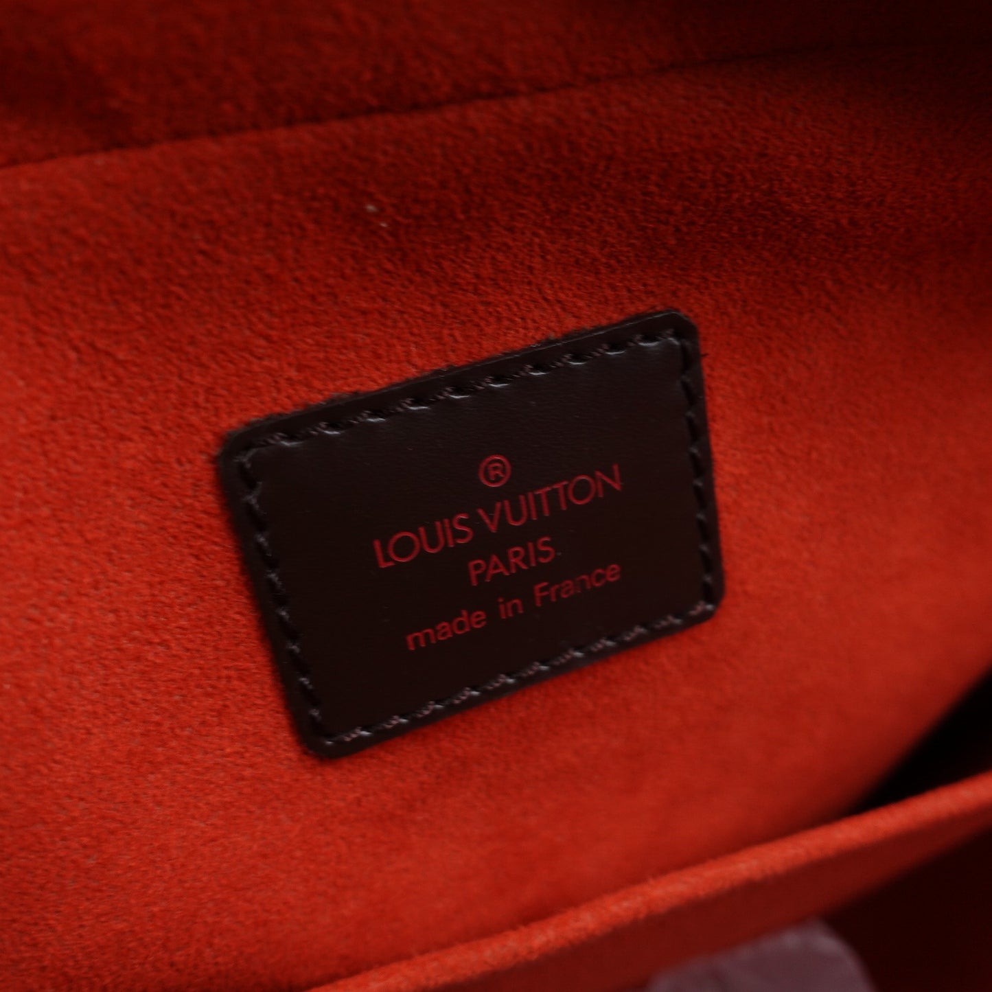 Pre-owned Louis Vuitton Sarria Damier Eben Coated Canvas Shoulder Bag