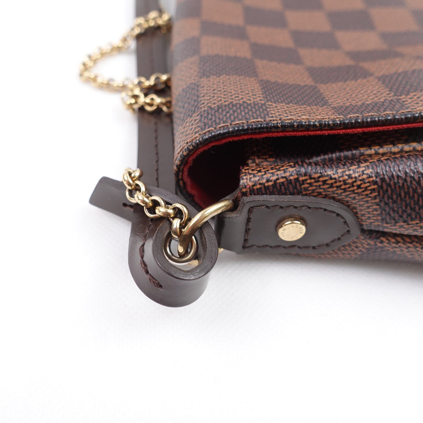 Pre-owned Louis Vuitton Favorite MM Coated Canvas Shoulder Bag