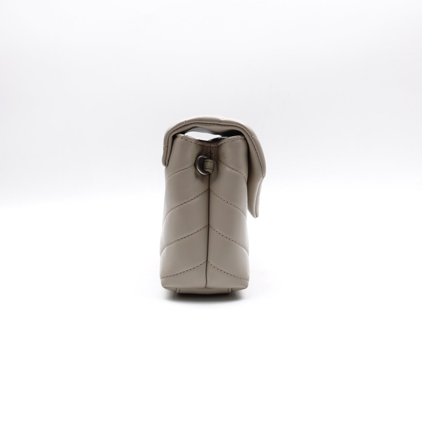 Pre-owned Saint Laurent Loulou Beige Calfskin Shoulder Bag