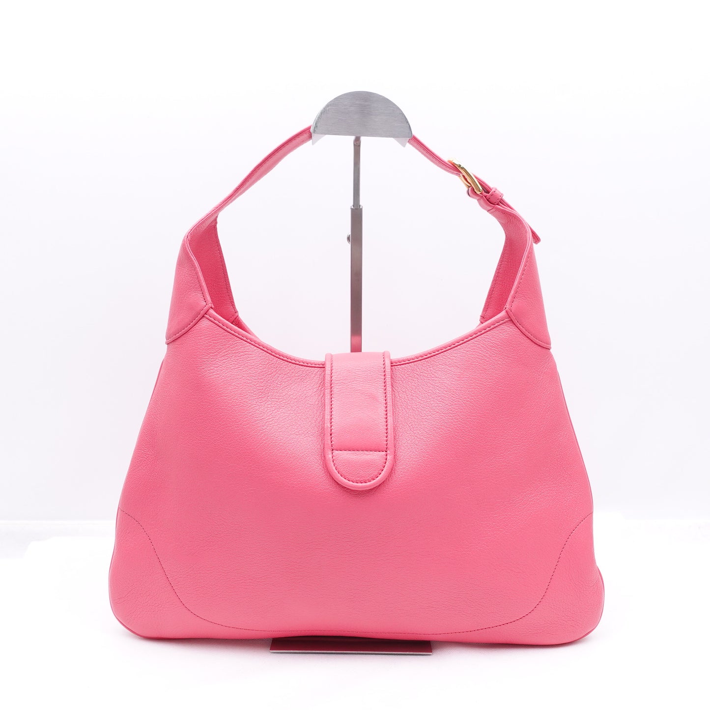Pre-Owned Gucci Aphrodite Hobo Pink Calfskin Shoulder Bag