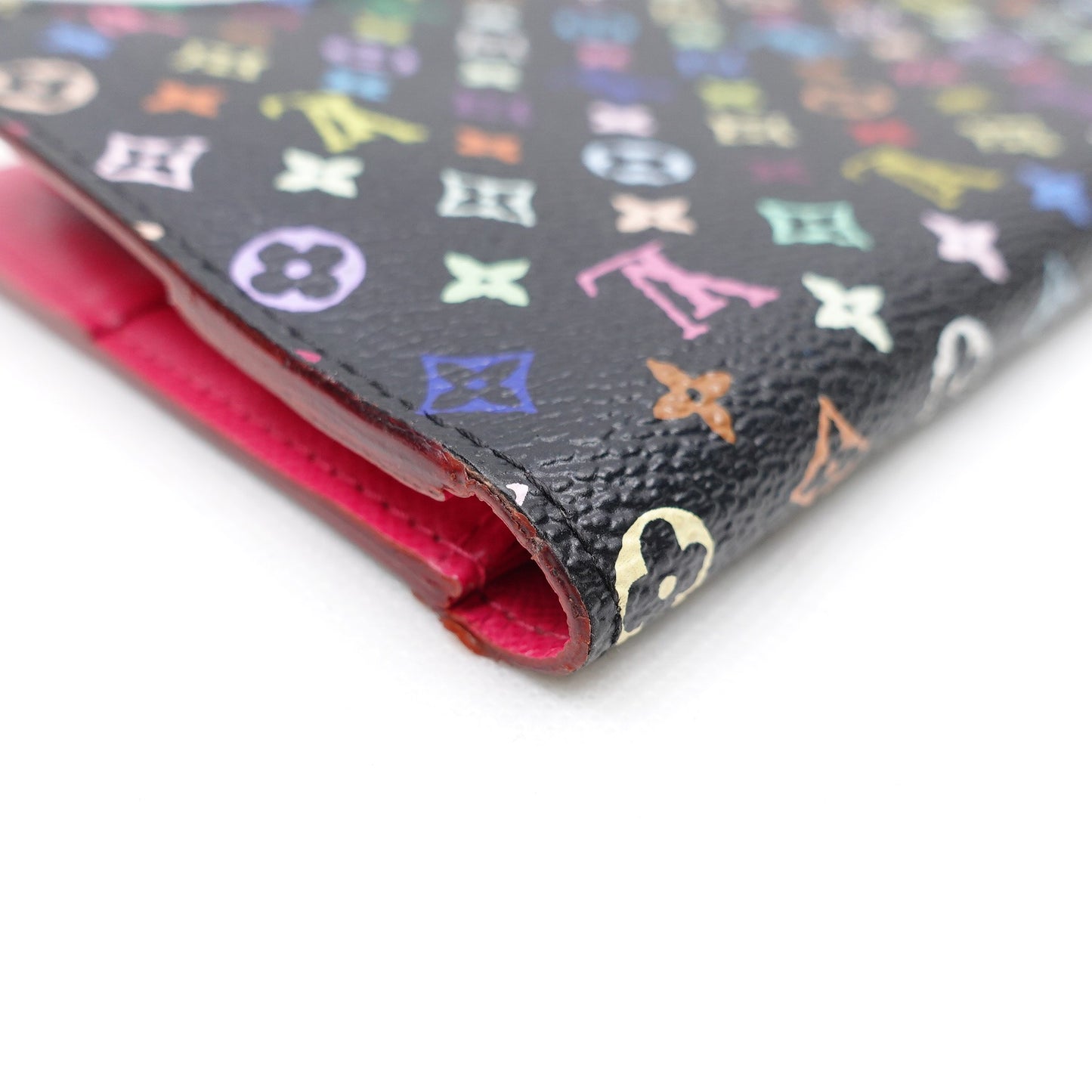 Pre-owned Louis Vuitton Insolite Black Multicolor Coated Canvas Wallet
