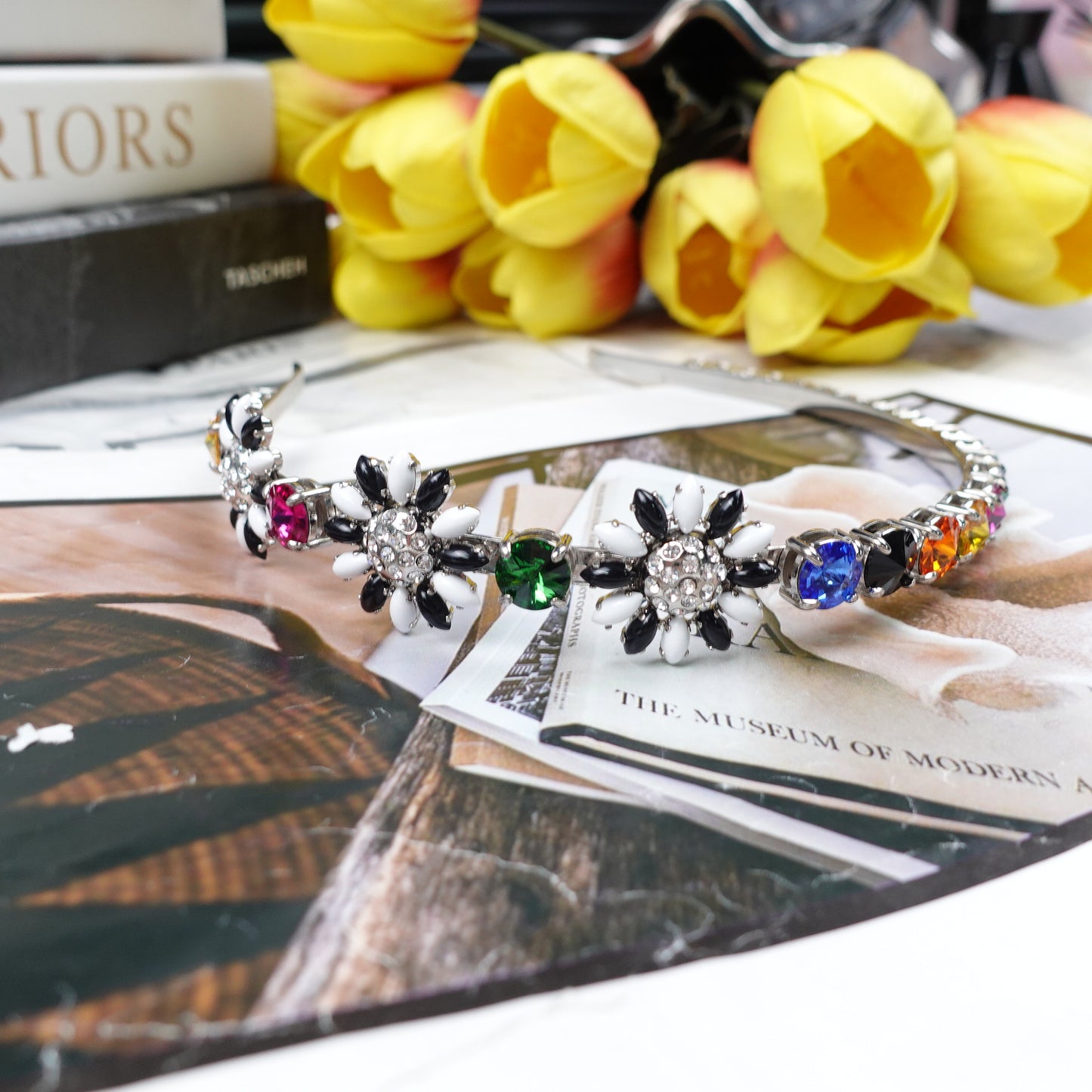 Pre-Owned Miu Miu Multicolored Head Band