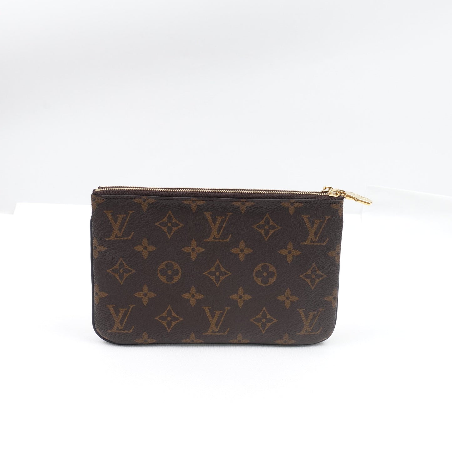 Pre-owned Louis Vuitton Pochette Double Zip Monogram Coated Canvas Shoulder Bag T10298455
