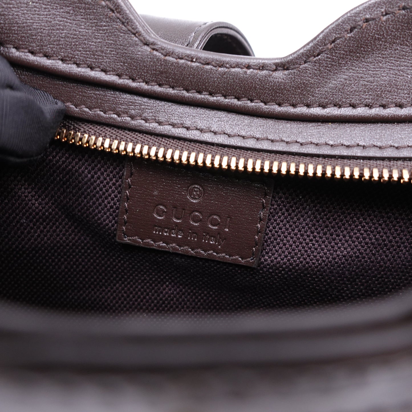 Pre-owned Gucci Moon Side GG Canvas Hobo Bag