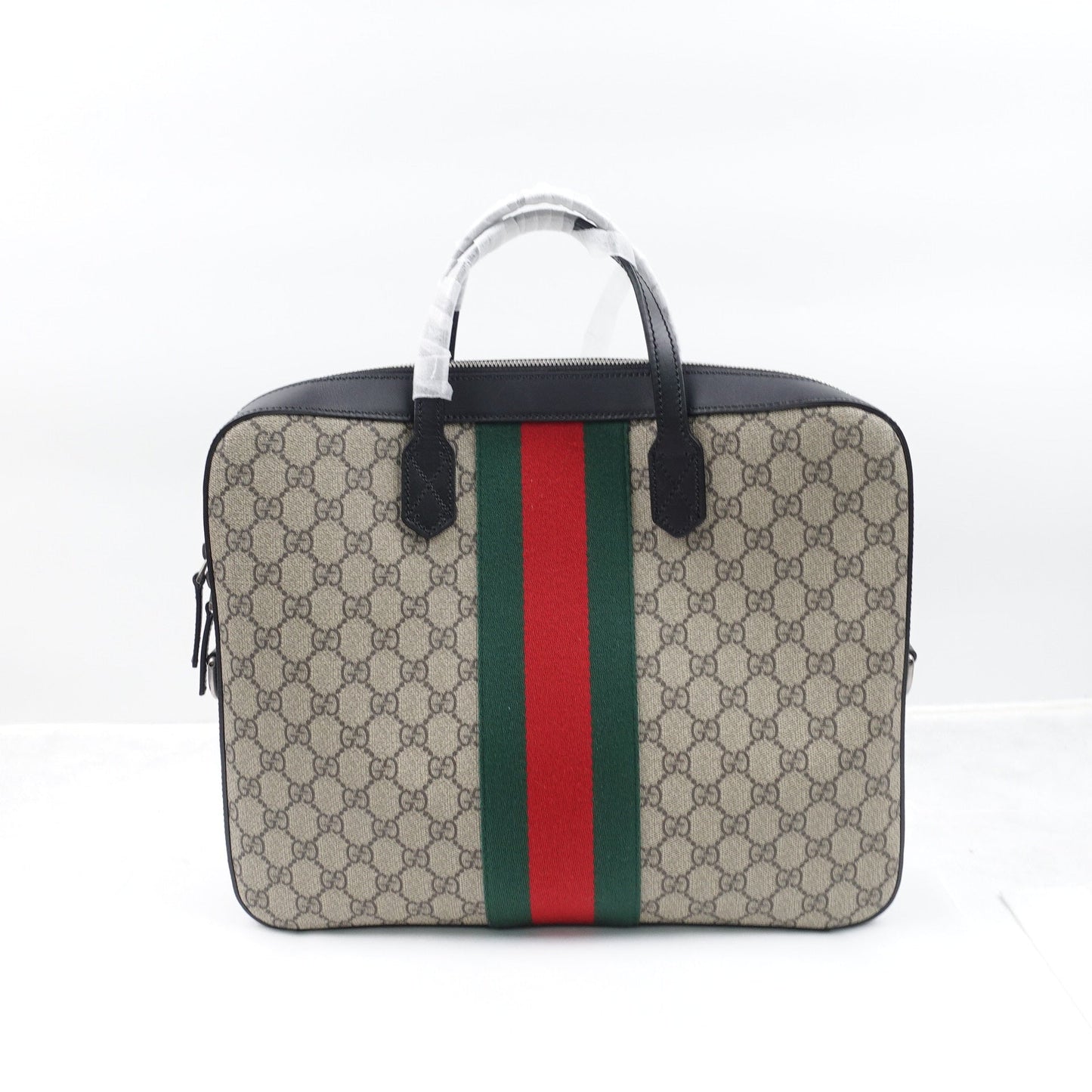 Pre-owed Gucci Ophidia Brown Coated Canvas Shoulder Bag