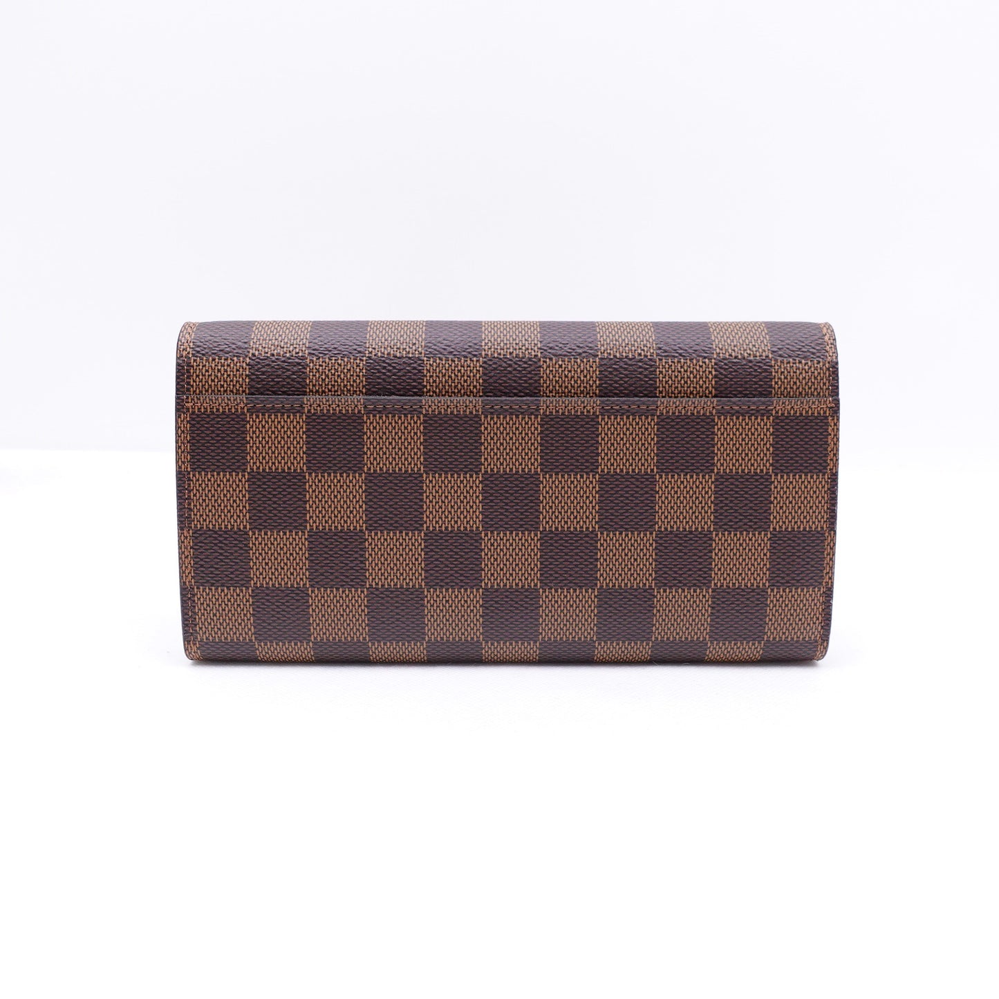Pre-owned Louis Vuitton Sarah Damier Ebene Coated Canvas Wallet T10313723