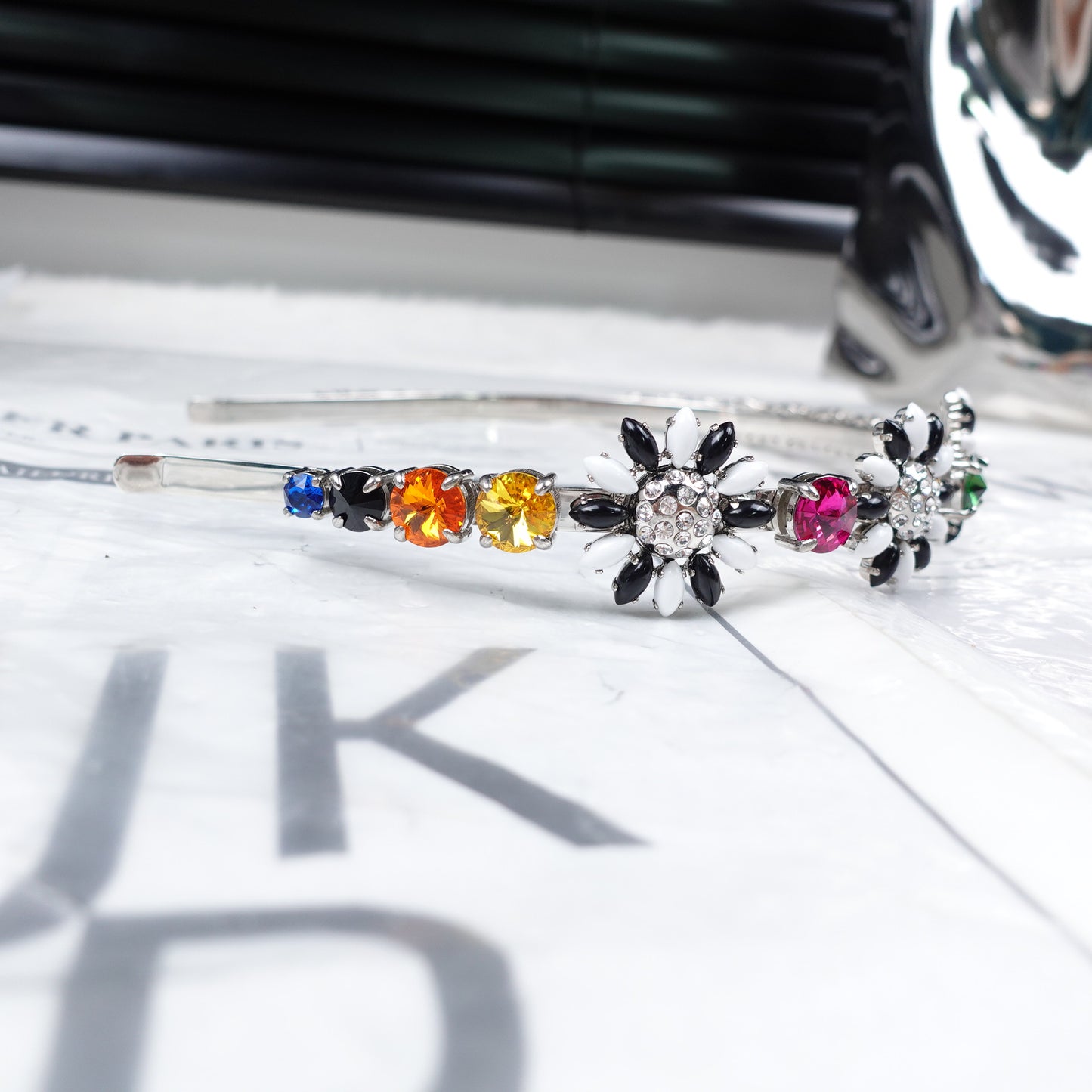 Pre-Owned Miu Miu Multicolored Head Band