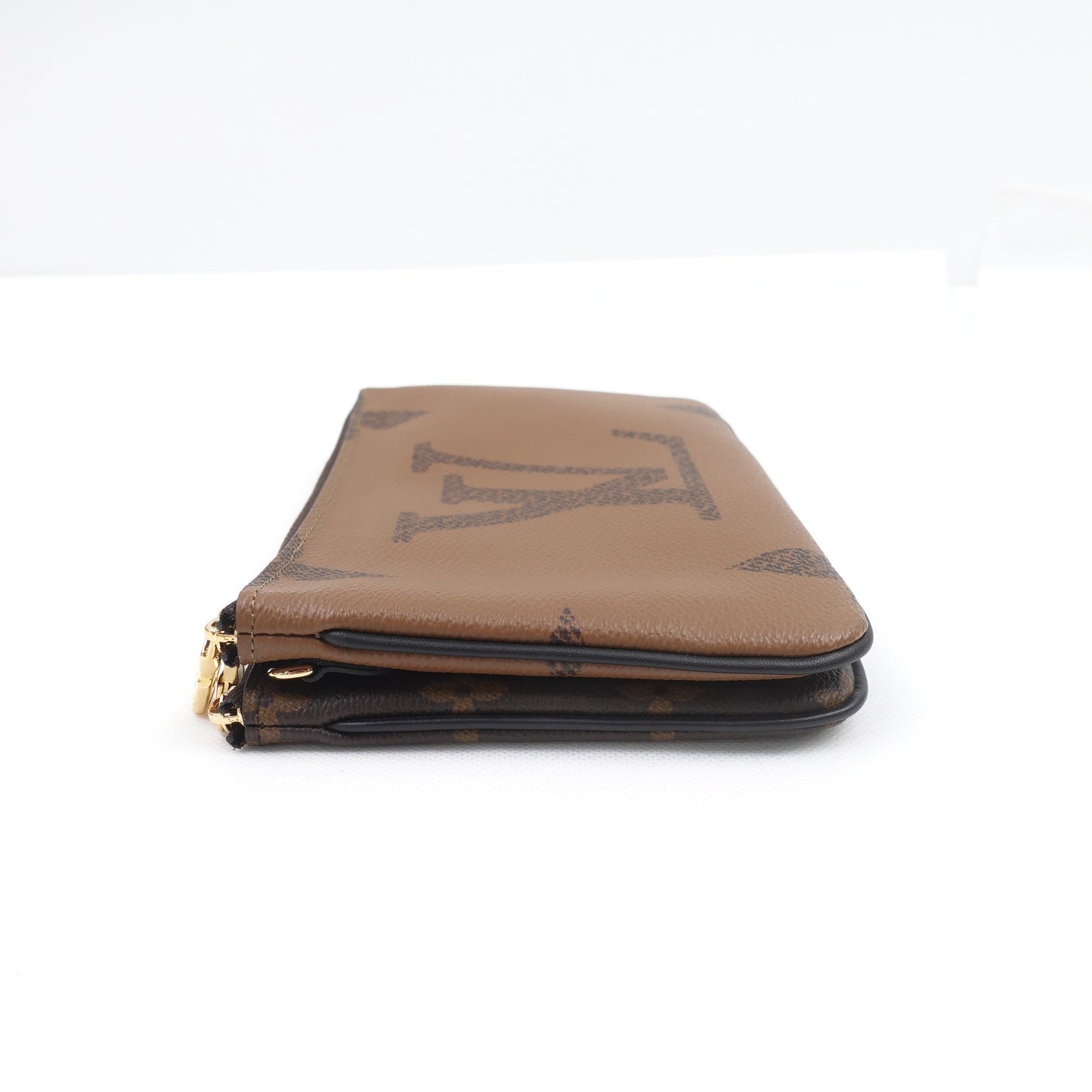 Pre-owned Louis Vuitton Pochette Double Zip Monogram Coated Canvas Shoulder Bag T10298455