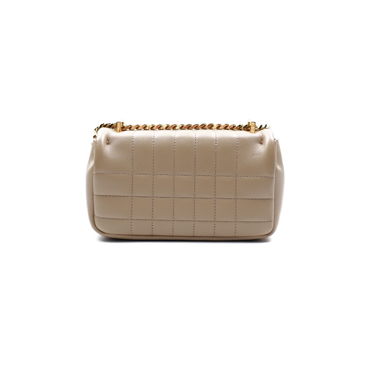 Pre-owned Burburry Lola Milktea Calfskin Shoulder Bag