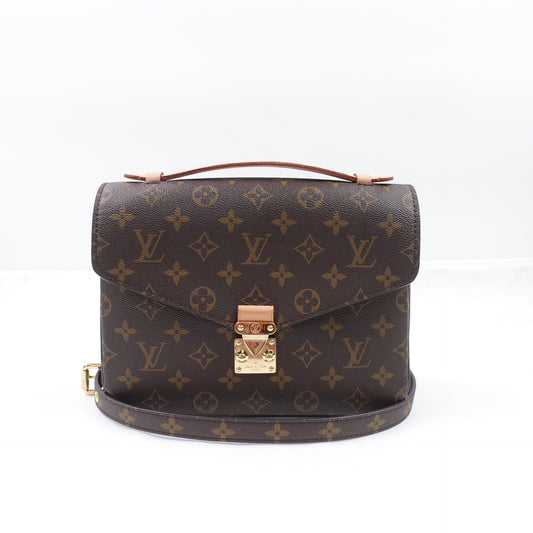 Pre-owned Louis Vuitton Metis Monogram Coated Canvas Shoulder Bag