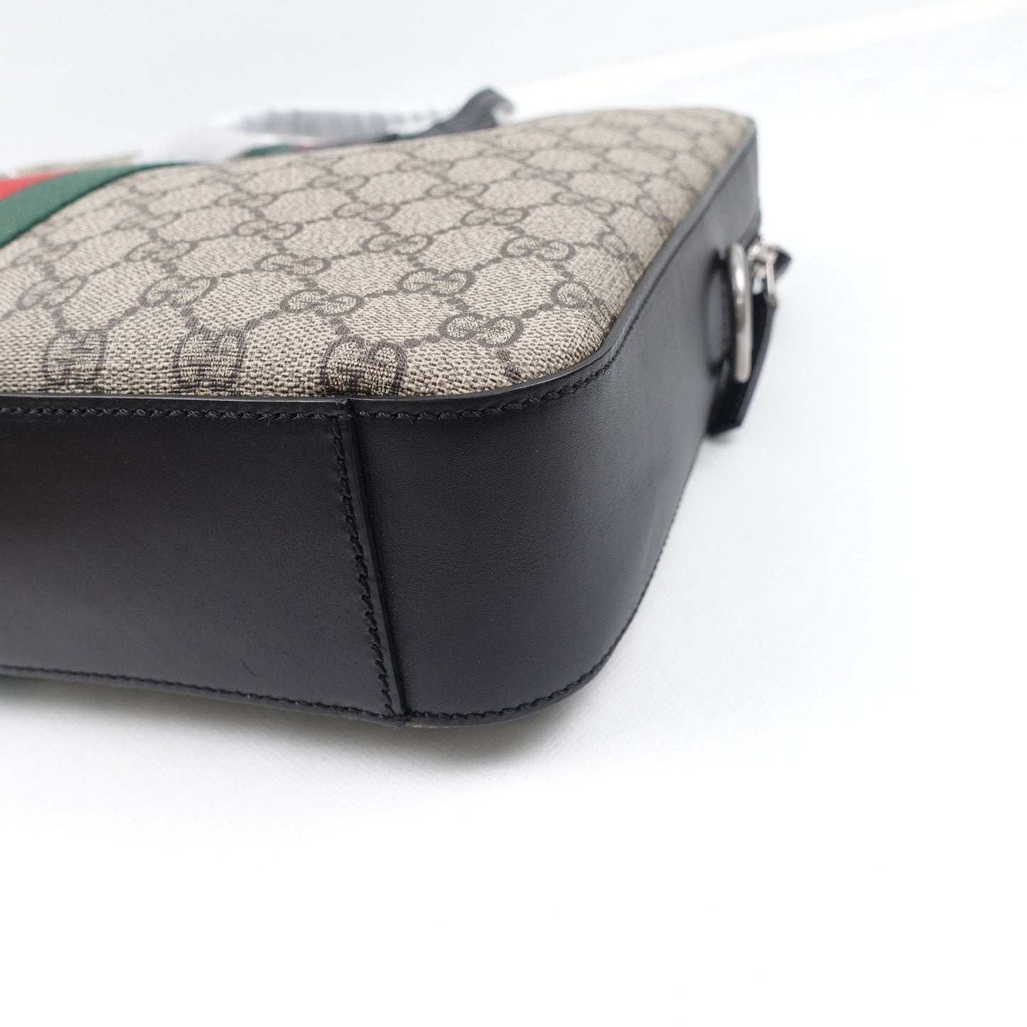 Pre-owed Gucci Ophidia Brown Coated Canvas Shoulder Bag