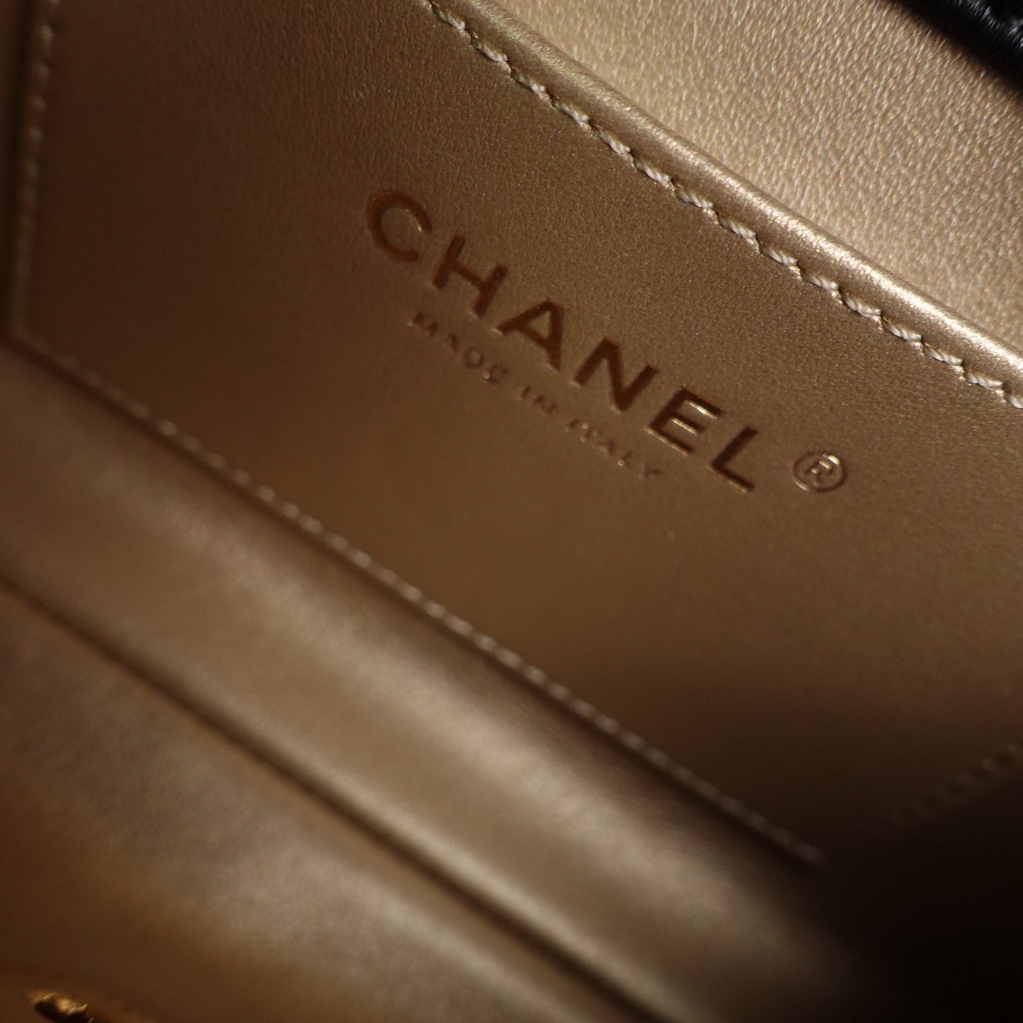 Pre-Owned Chanel CF Mini Black Calfskin Shoulder Bag