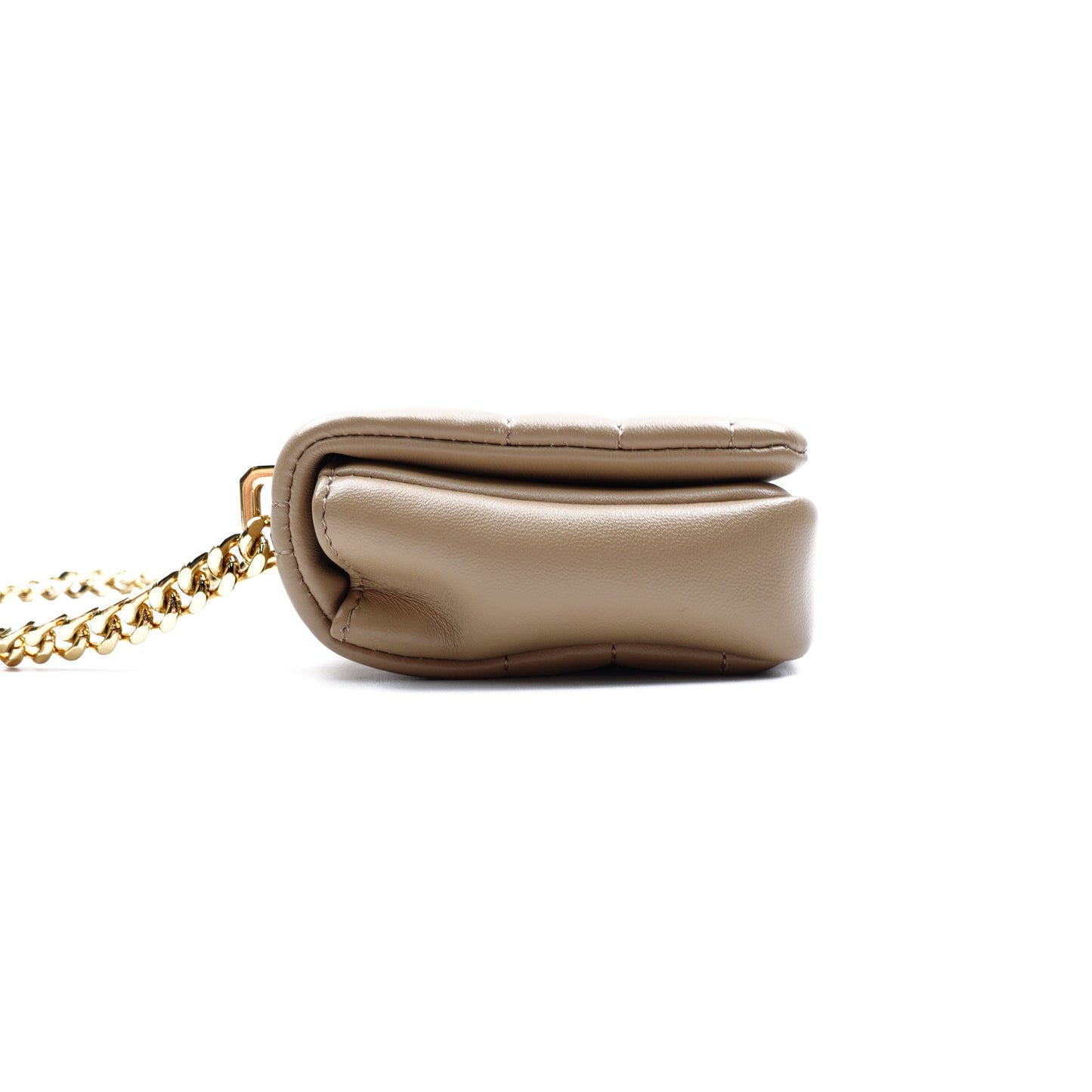 Pre-owned Burburry Lola Milktea Calfskin Shoulder Bag
