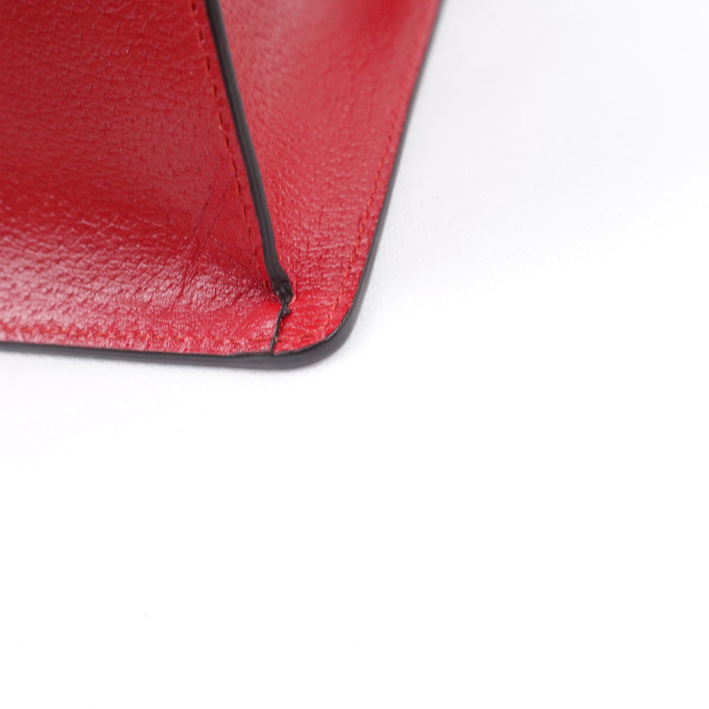 Pre-owned Gucci Falena Red Calfskin Shoulder Bag