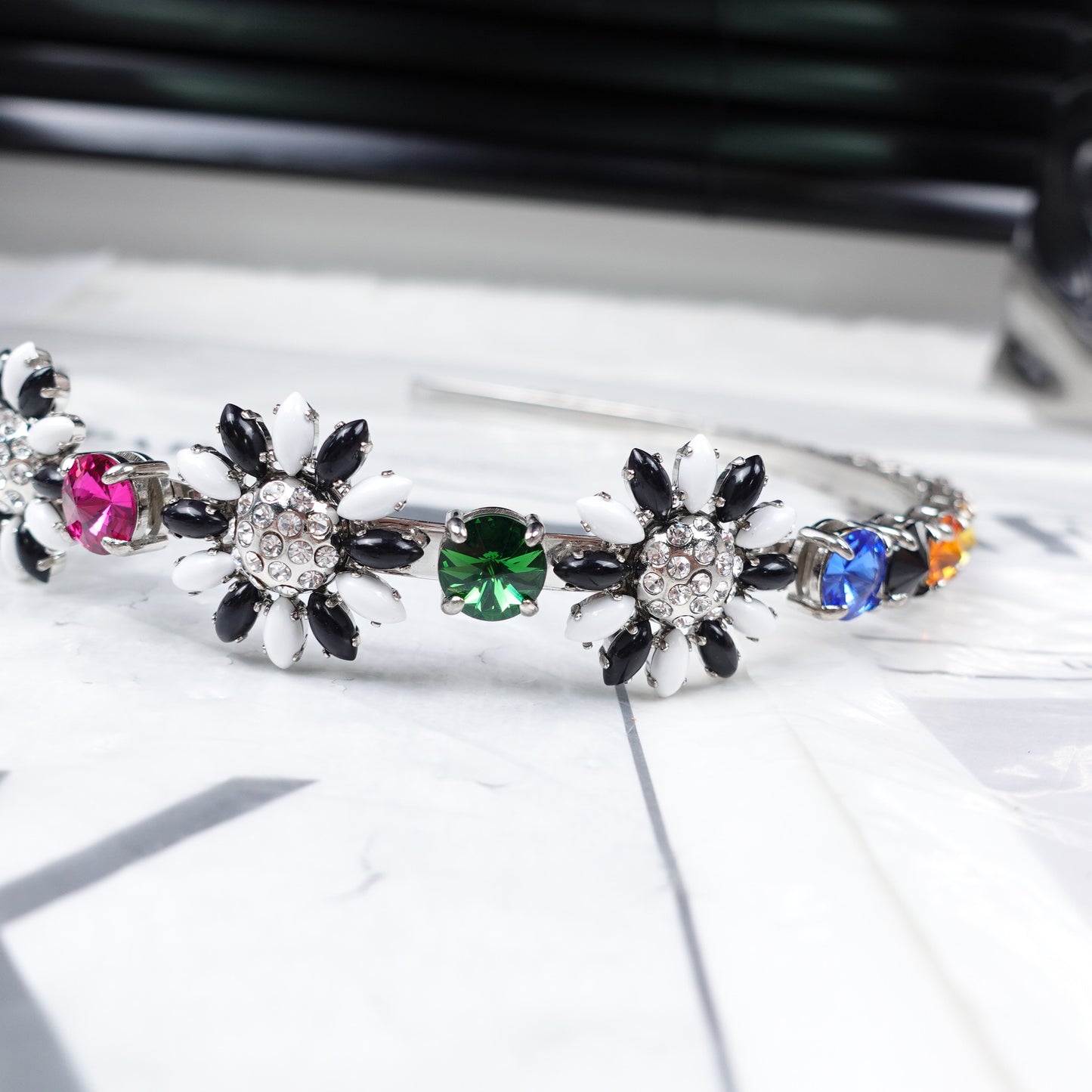 Pre-Owned Miu Miu Multicolored Head Band