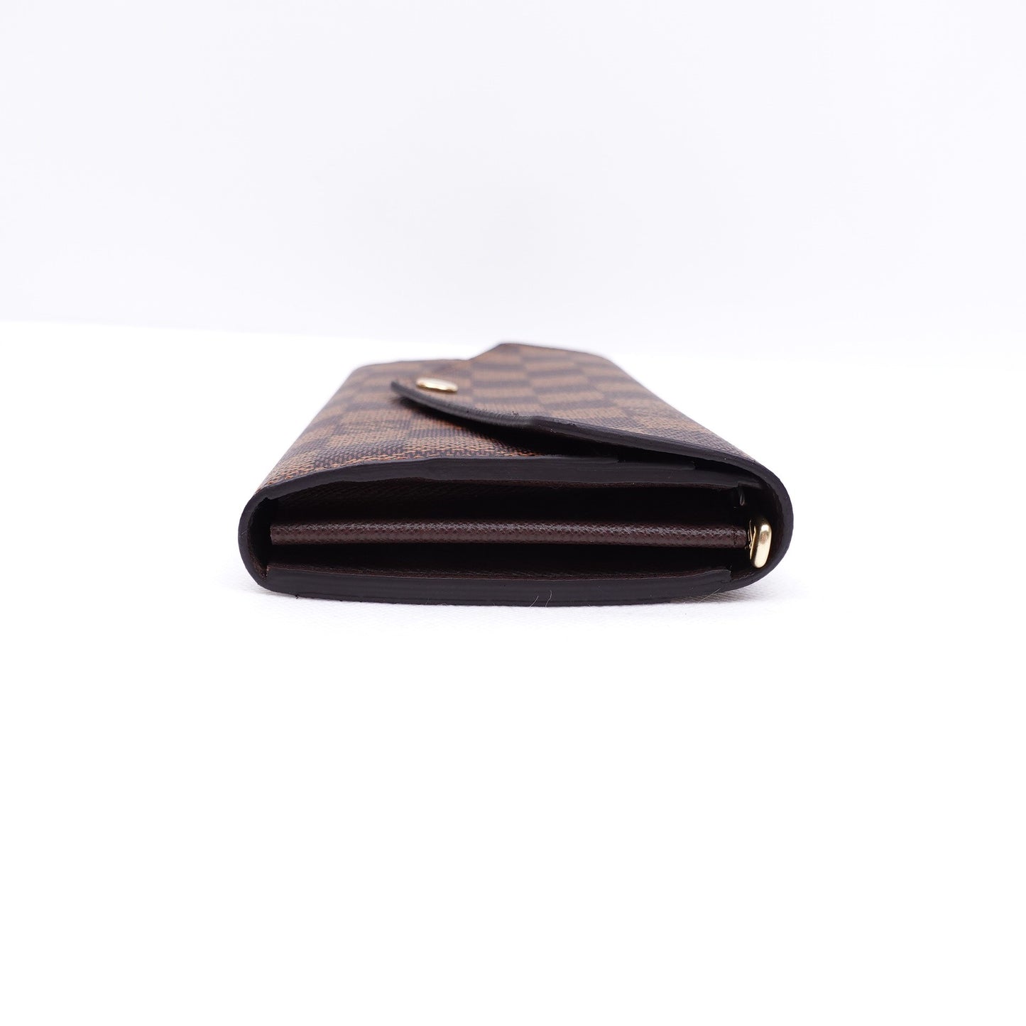 Pre-owned Louis Vuitton Sarah Damier Ebene Coated Canvas Wallet T10313723