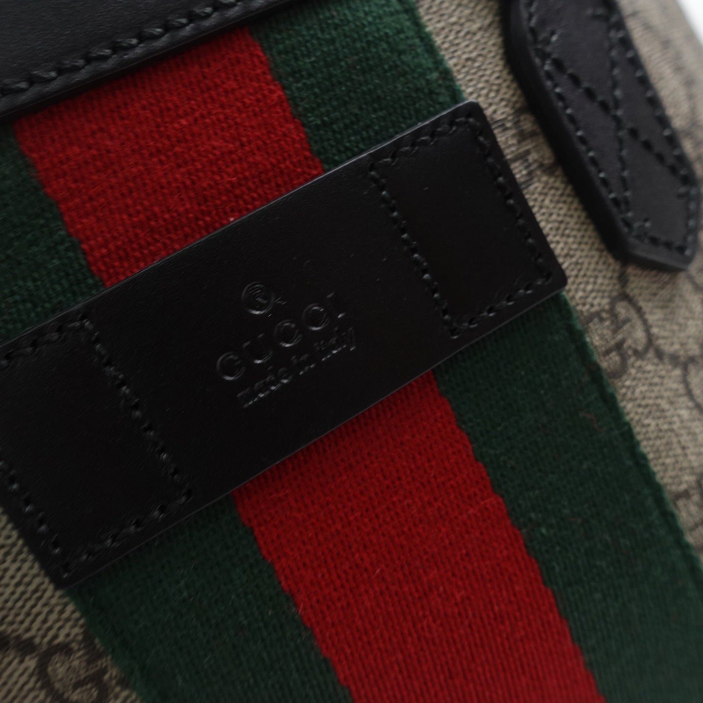 Pre-owed Gucci Ophidia Brown Coated Canvas Shoulder Bag