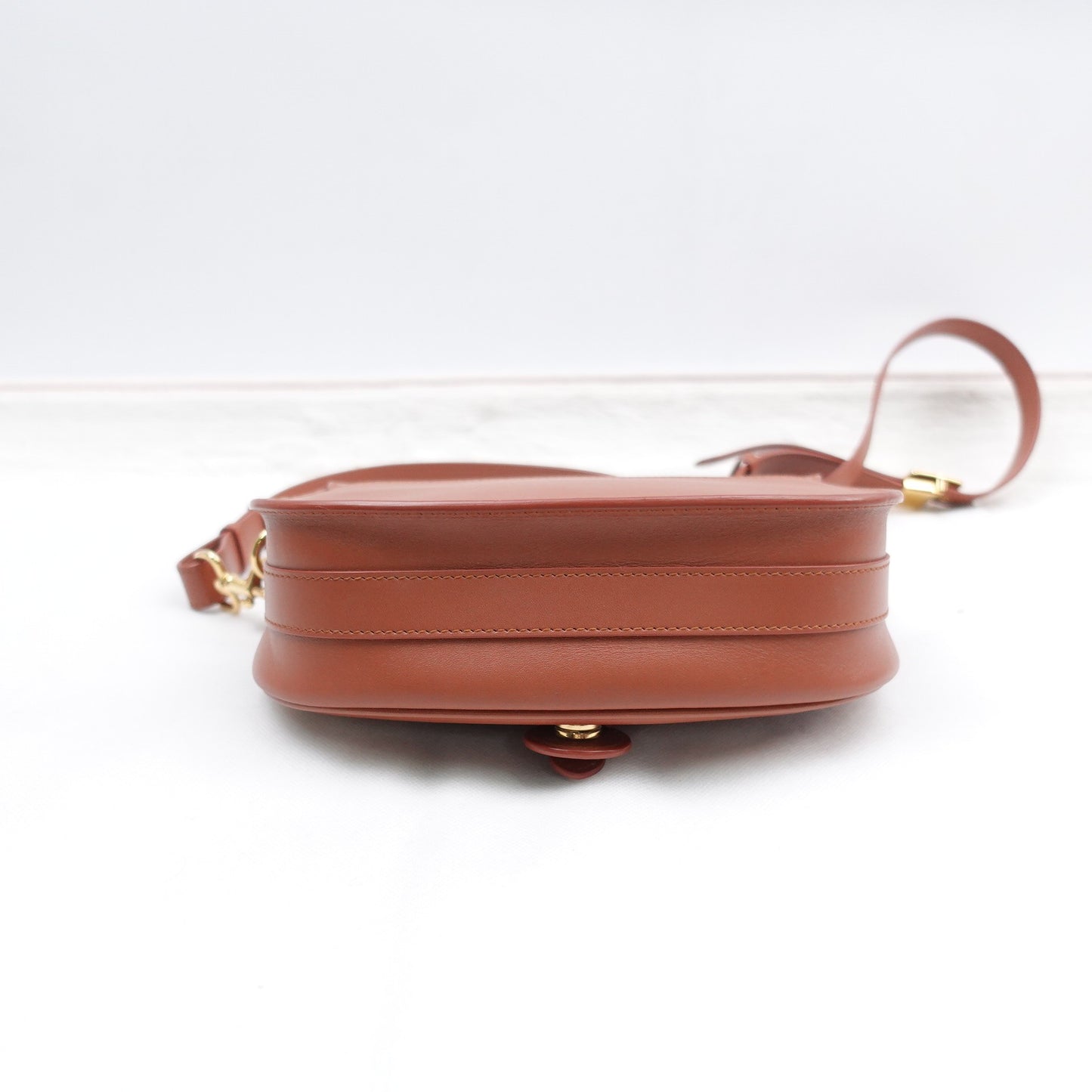 Pre-owned Dior Bobby Brown Calfskin Shoulder Bag T10315586