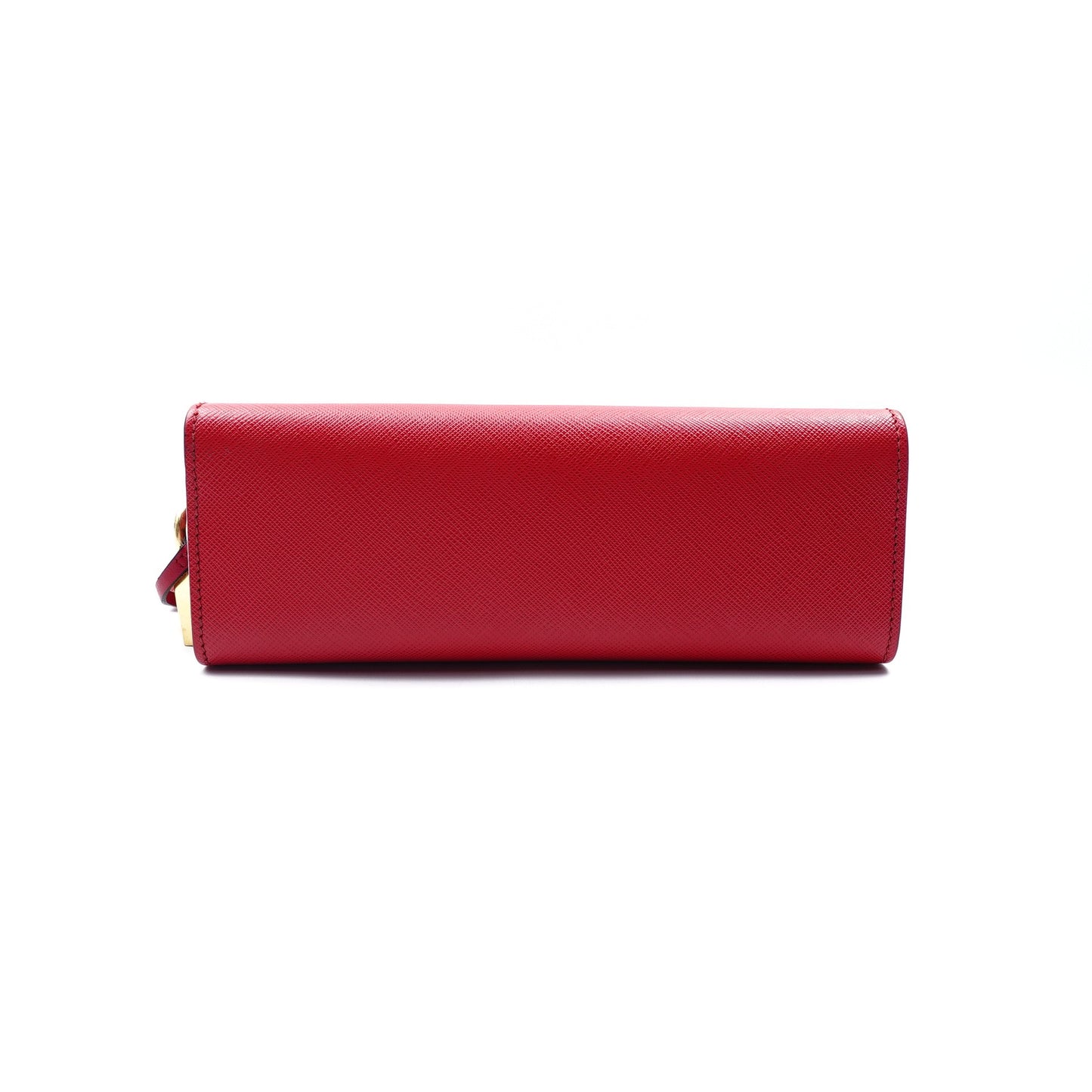 Pre-owned Prada Esplanade Red Calfskin Shoulder Bag