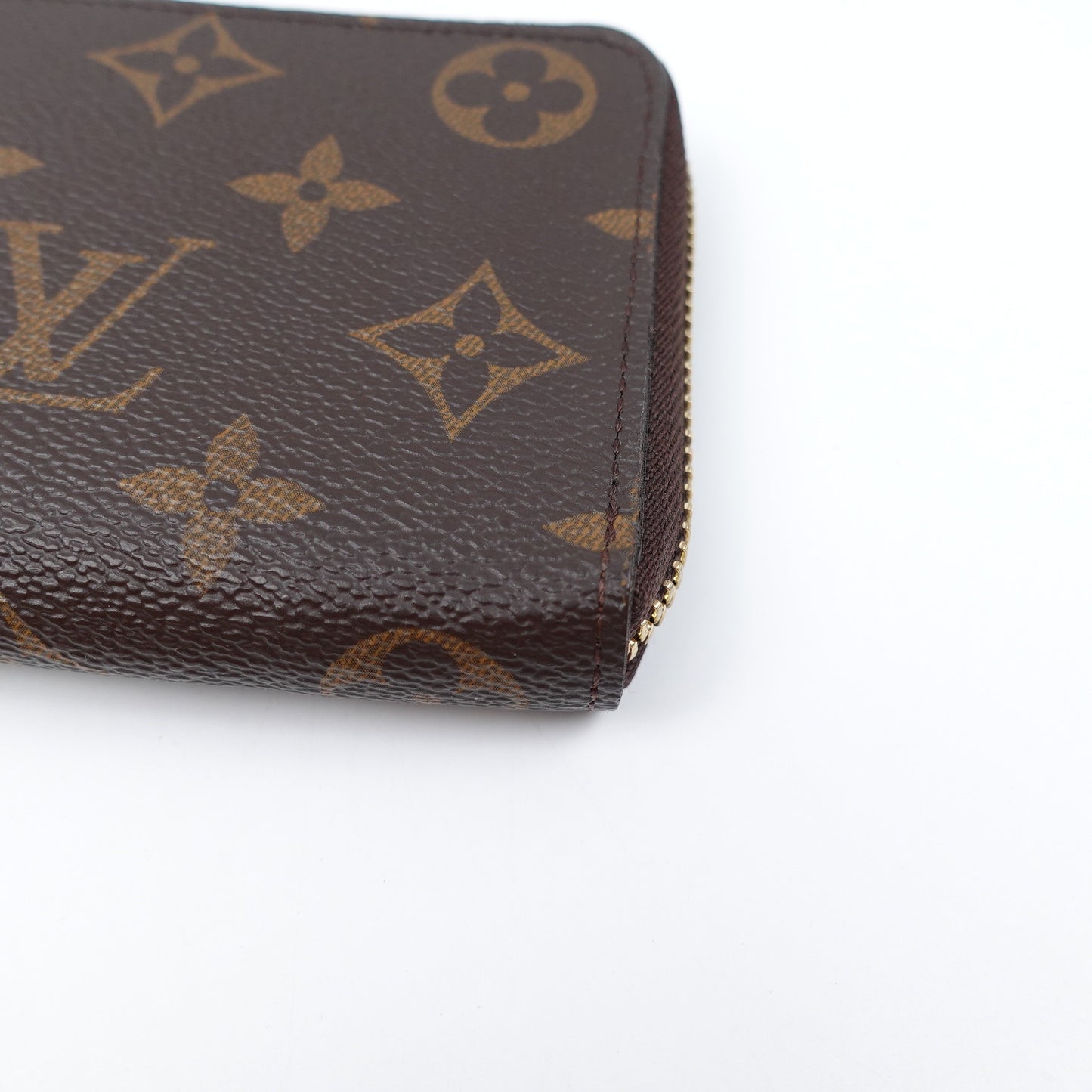 Pre-owned Louis Vuitton Clemence Monogram Coated Canvas Long Wallet