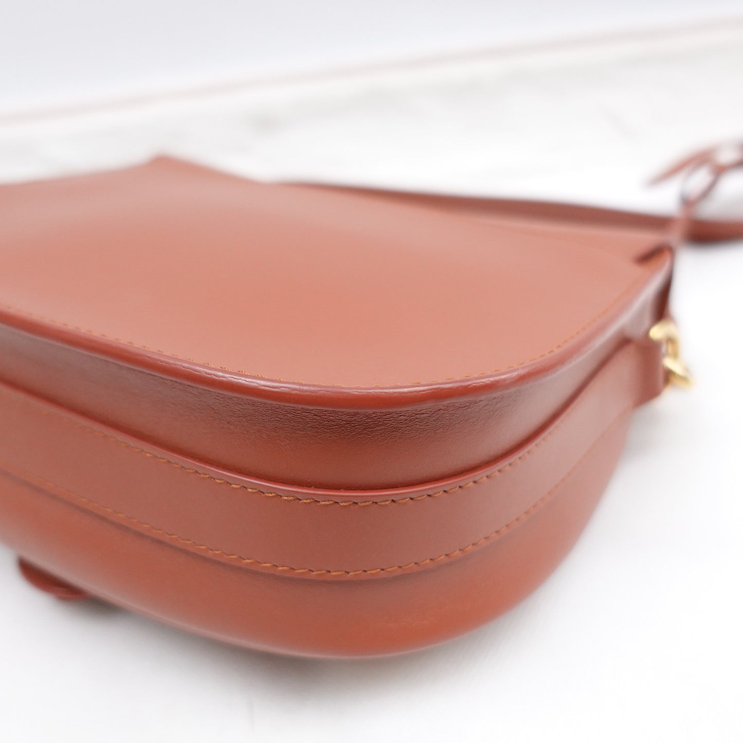 Pre-owned Dior Bobby Brown Calfskin Shoulder Bag T10315586