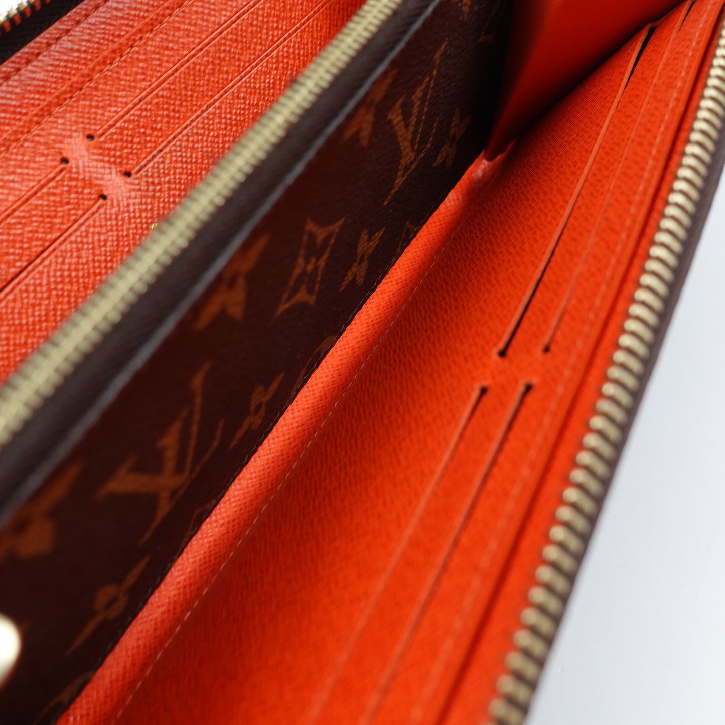 Pre-owned Louis Vuitton Clemence Monogram Coated Canvas Long Wallet