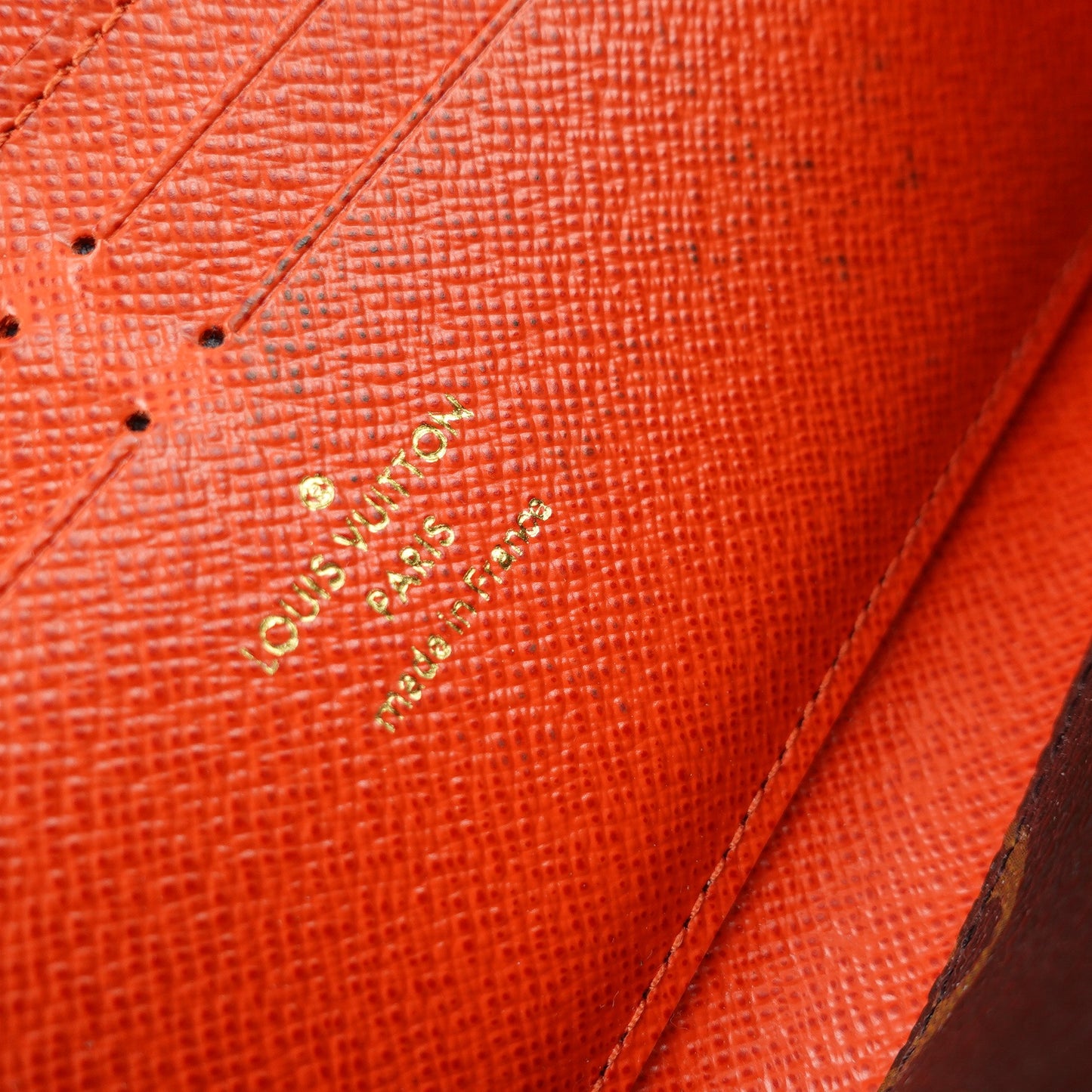 Pre-owned Louis Vuitton Clemence Monogram Coated Canvas Long Wallet