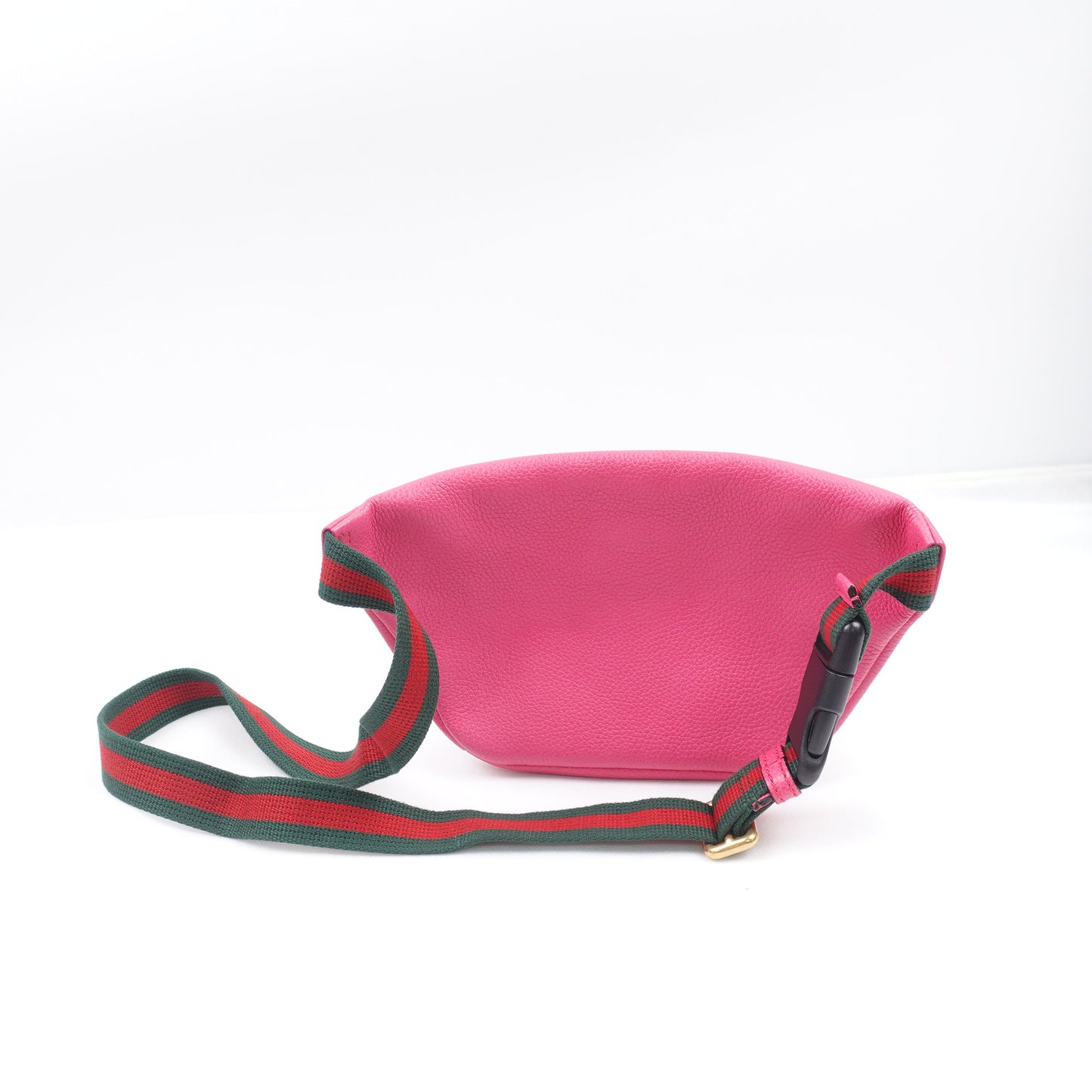 [Deal] Pre-owned Gucci Print Fuchsia Pink Calfskin Belt Bag
