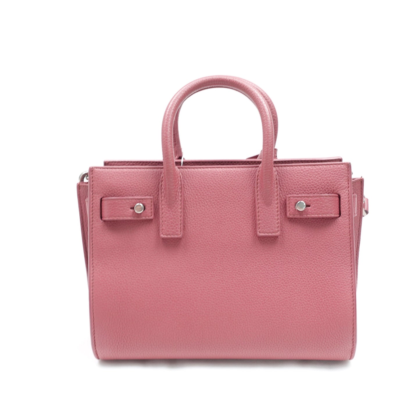Pre-owned Saint Laurent Sac De Jour Dusty Pink Calfskin Shoulder Bag