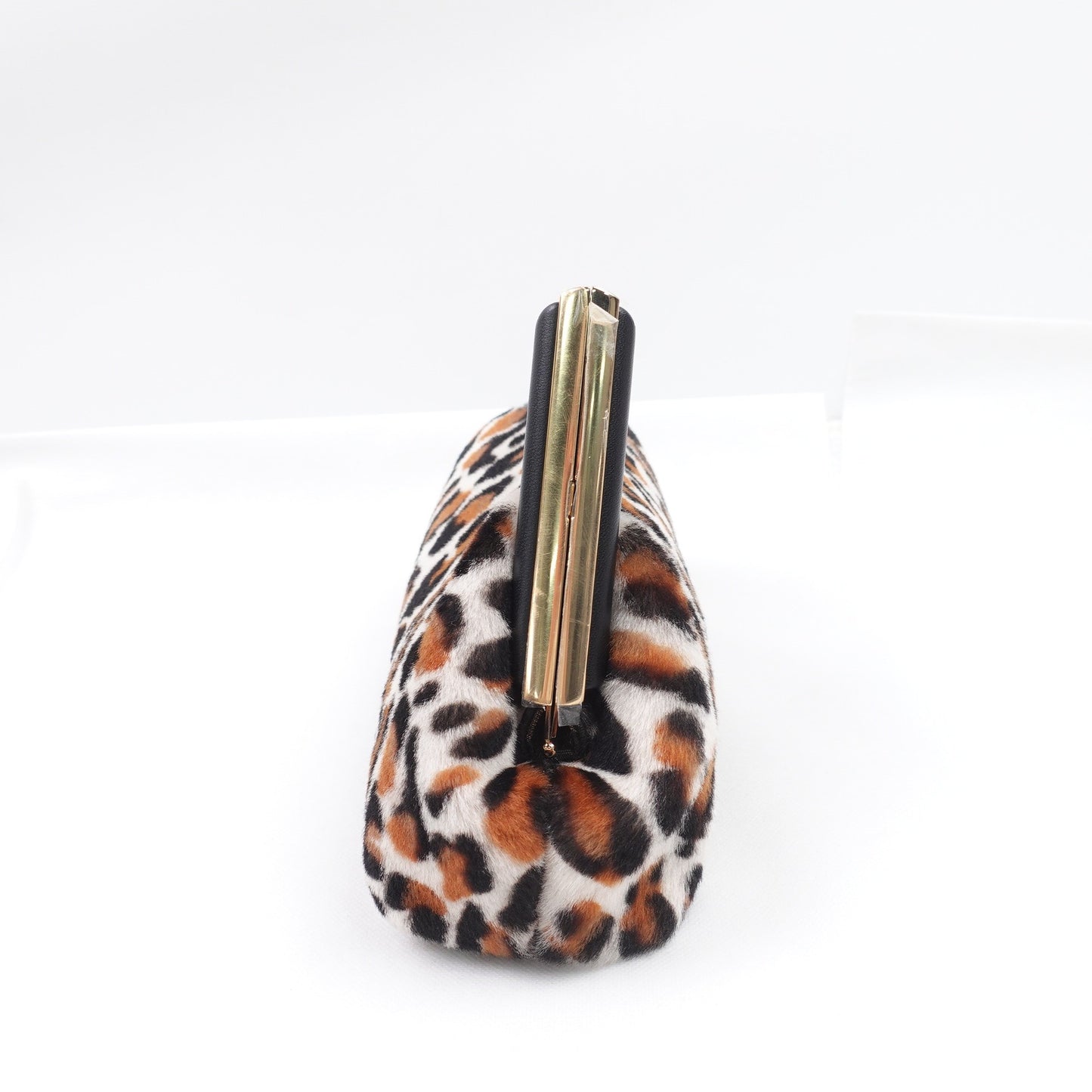 Pre-owned Fendi First Leopard Print Horsehair Shoulder Bag