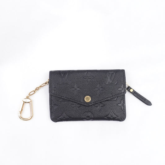 Bundle Deal: Louis Vuitton Black Empreinte Leather Key Holder& Louis Vuitto Multicolor Charm