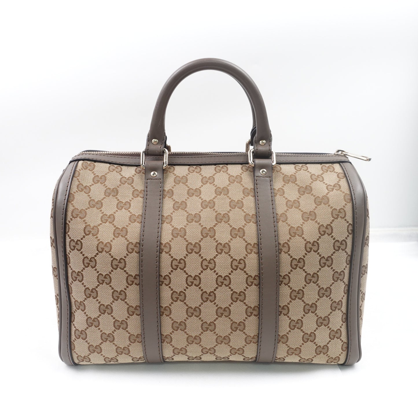 Pre-owned GUCCI Canvas Shoulder Bags Boston GG Shoulder Bag