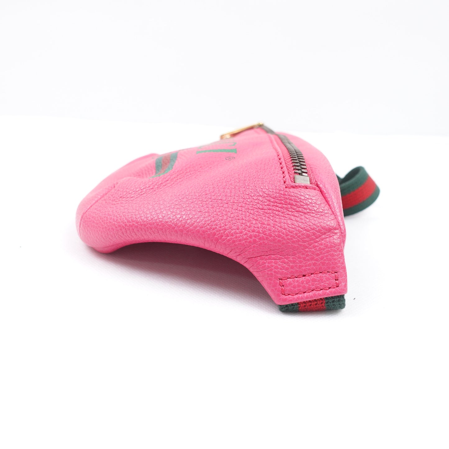 [Deal] Pre-owned Gucci Print Fuchsia Pink Calfskin Belt Bag