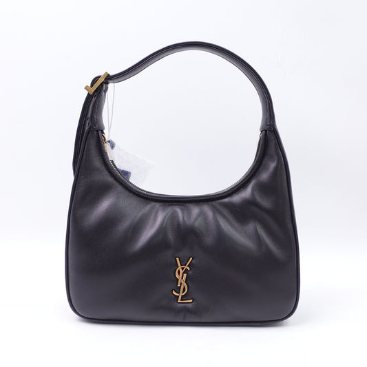Pre-owned Prada Calypso Black Lambskin Hobo Bag