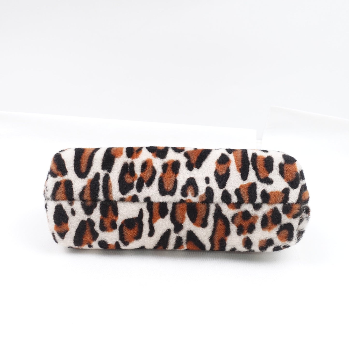 Pre-owned Fendi First Leopard Print Horsehair Shoulder Bag