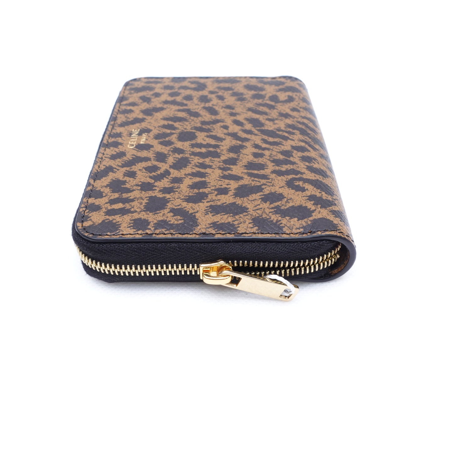 Pre-Owned Celine leopard Calfskin Short Wallet