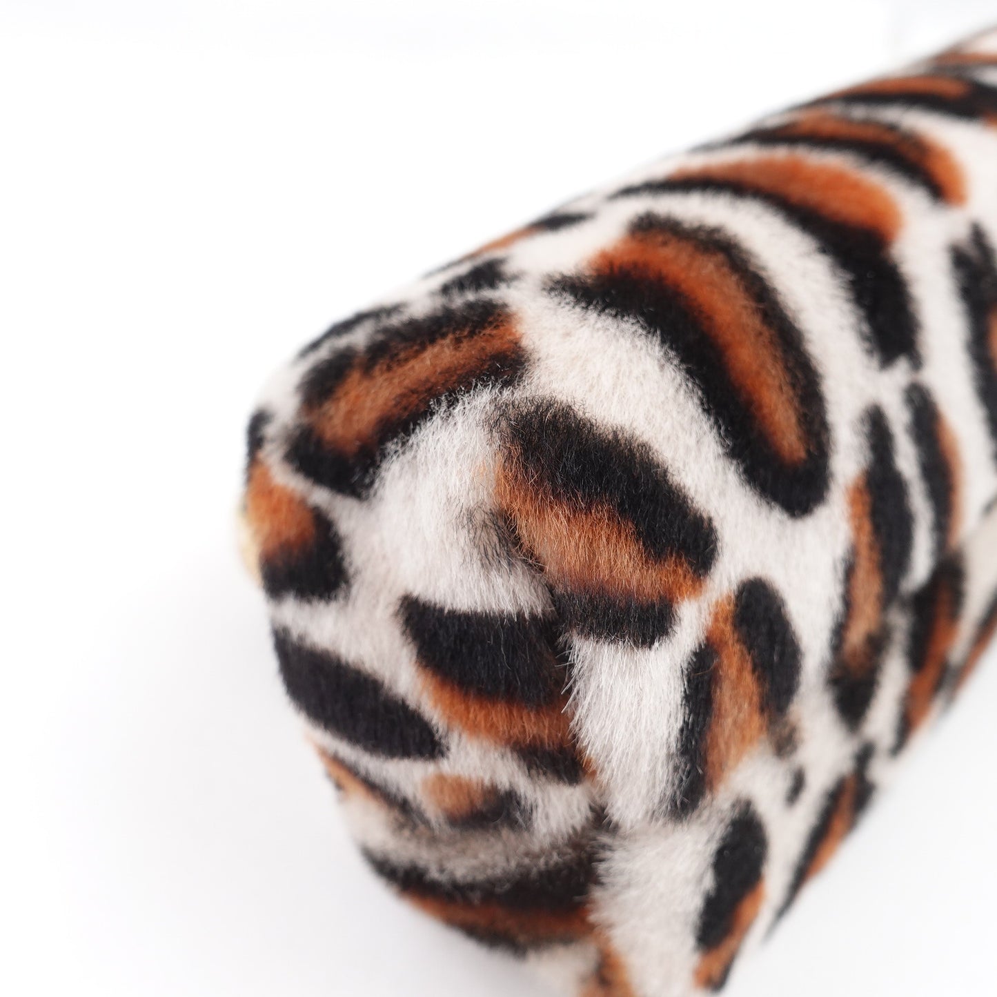 Pre-owned Fendi First Leopard Print Horsehair Shoulder Bag