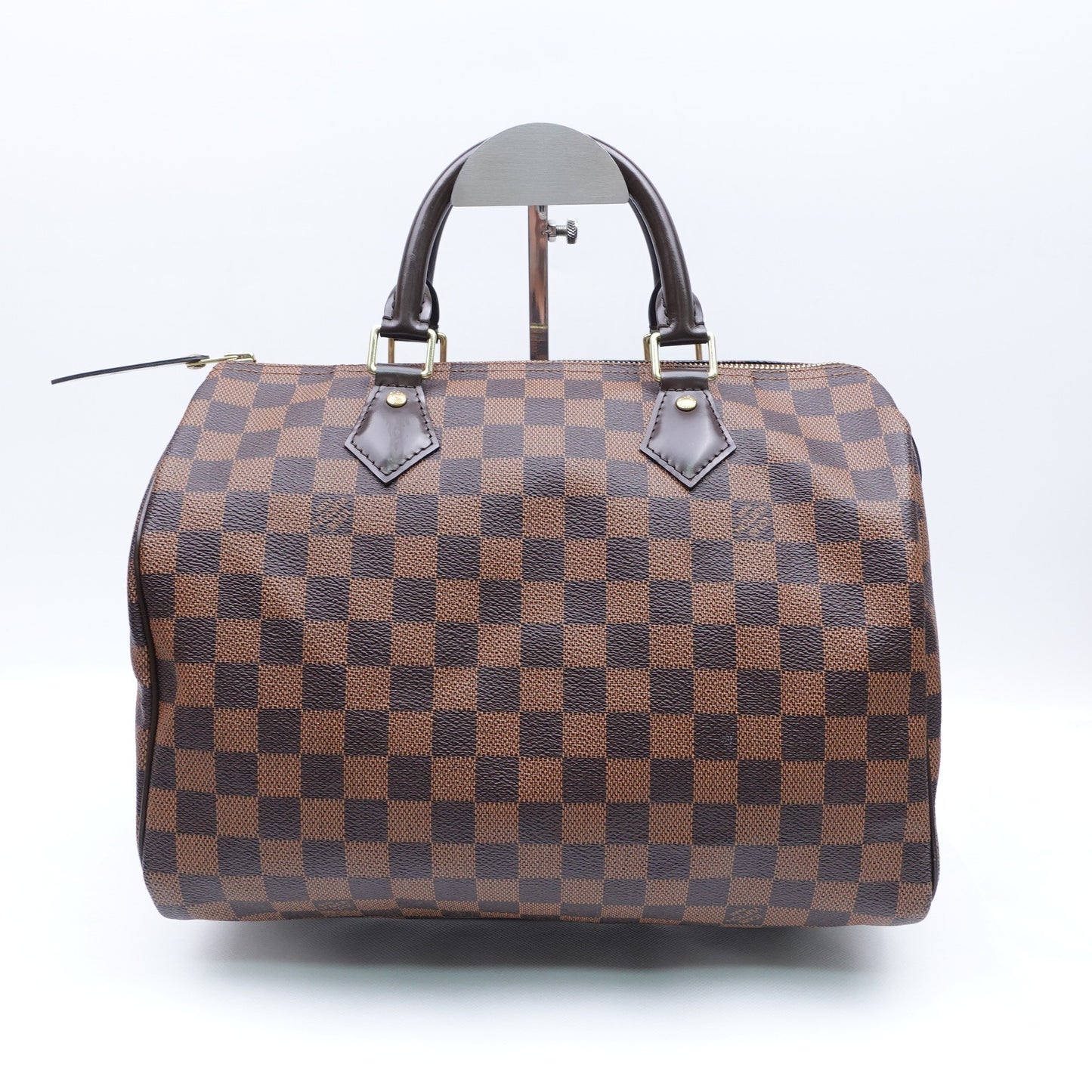 Pre-owned Louis Vuitton Speedy 30 Dimer Ebene Coated Canvas Shoulder Bag
