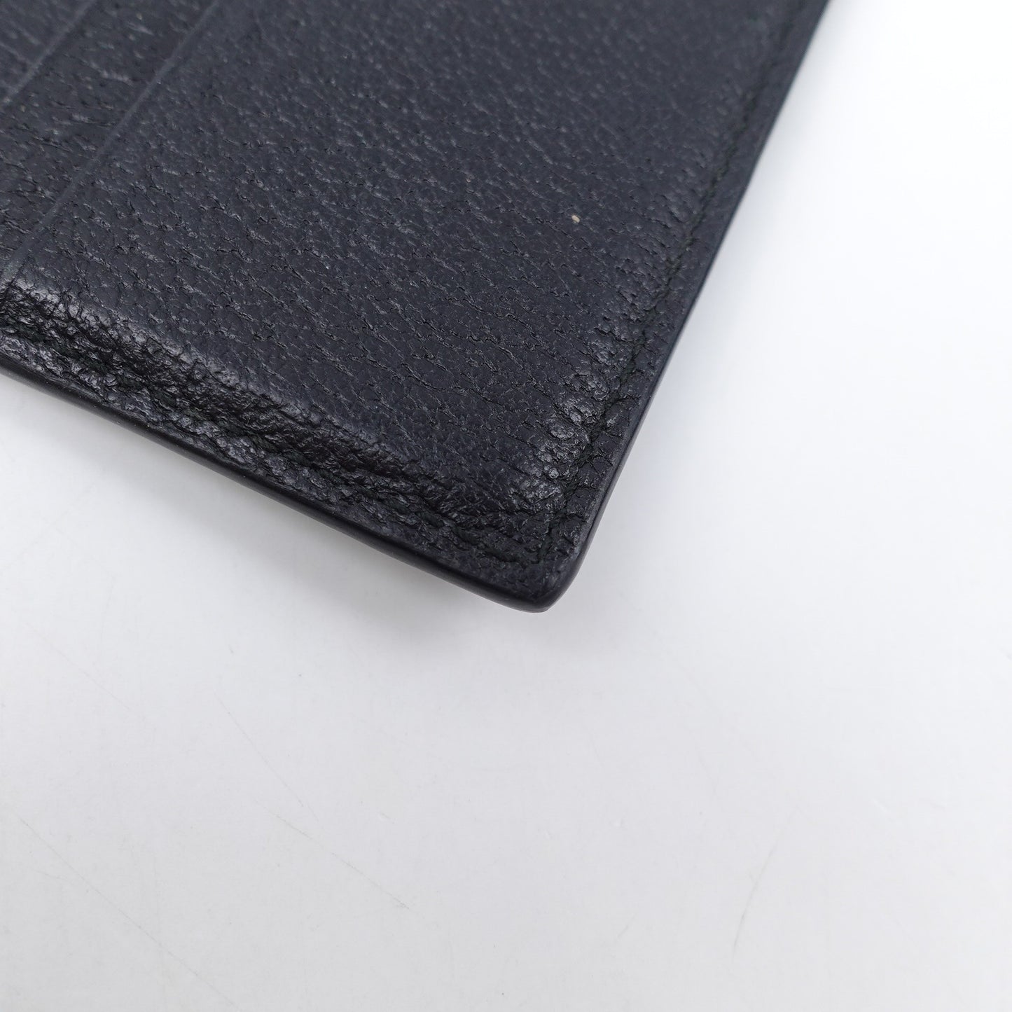 Pre-owned Gucci Black Calfskin Card Holder