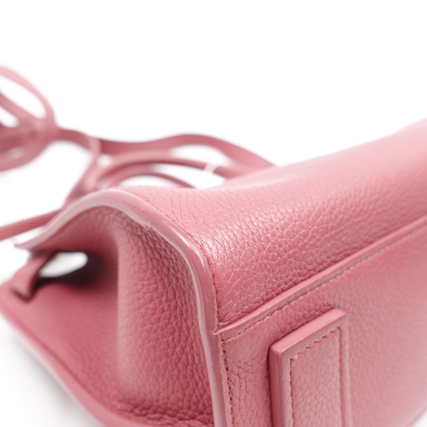 Pre-owned Saint Laurent Sac De Jour Dusty Pink Calfskin Shoulder Bag