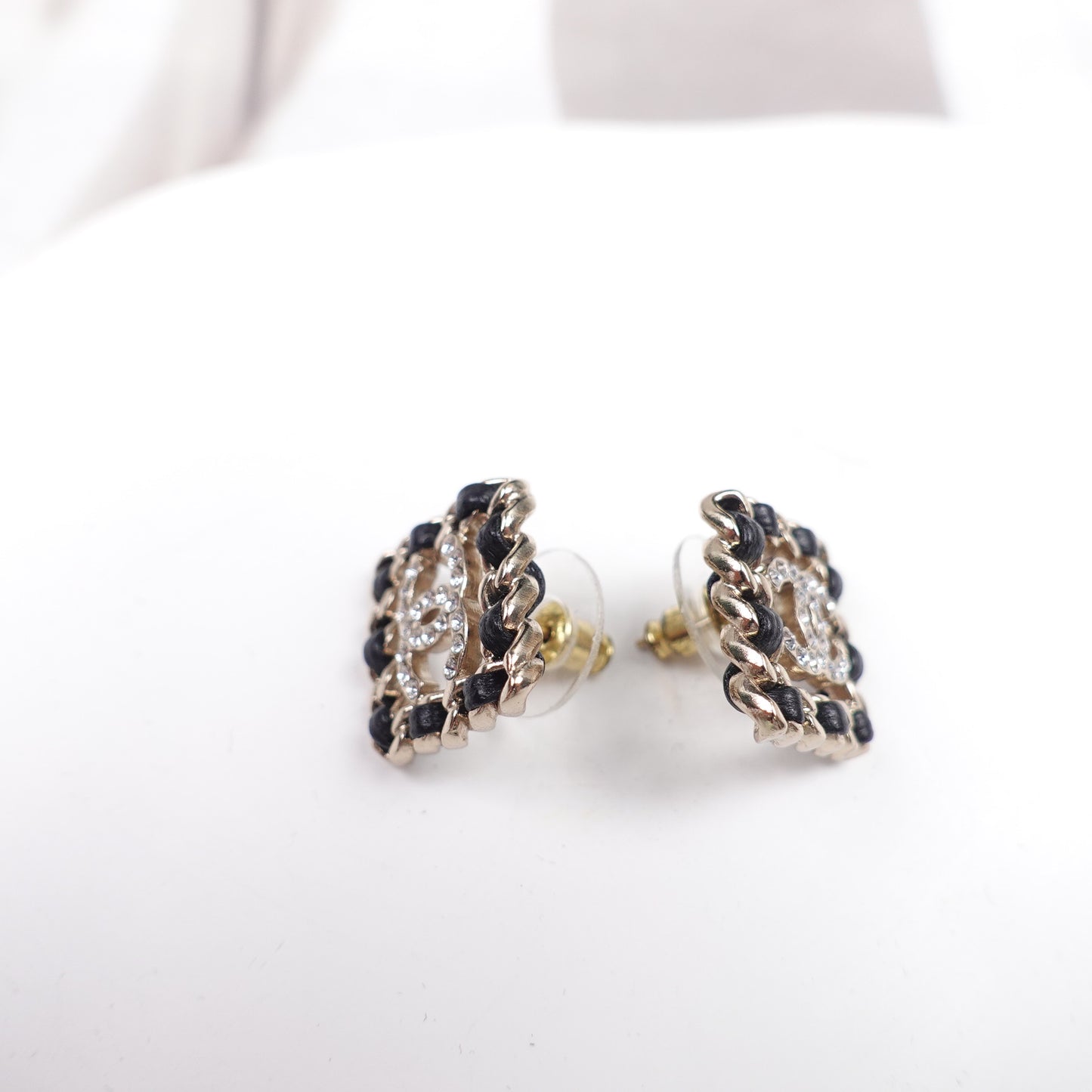 Pre-owned Chanel Square Metal Earrings