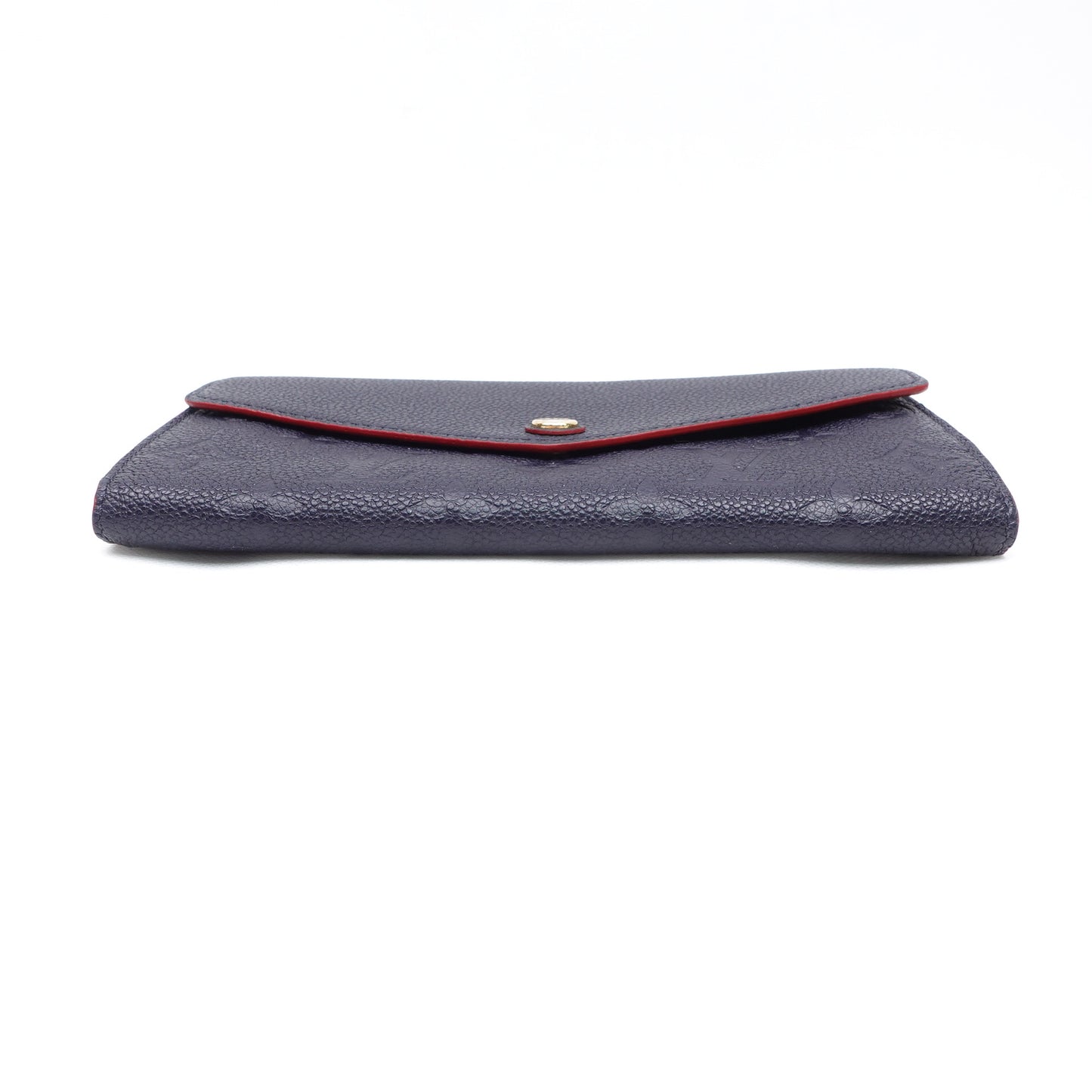 Pre-owned Louis Vuitton Sarah Navy Calfskin Wallet